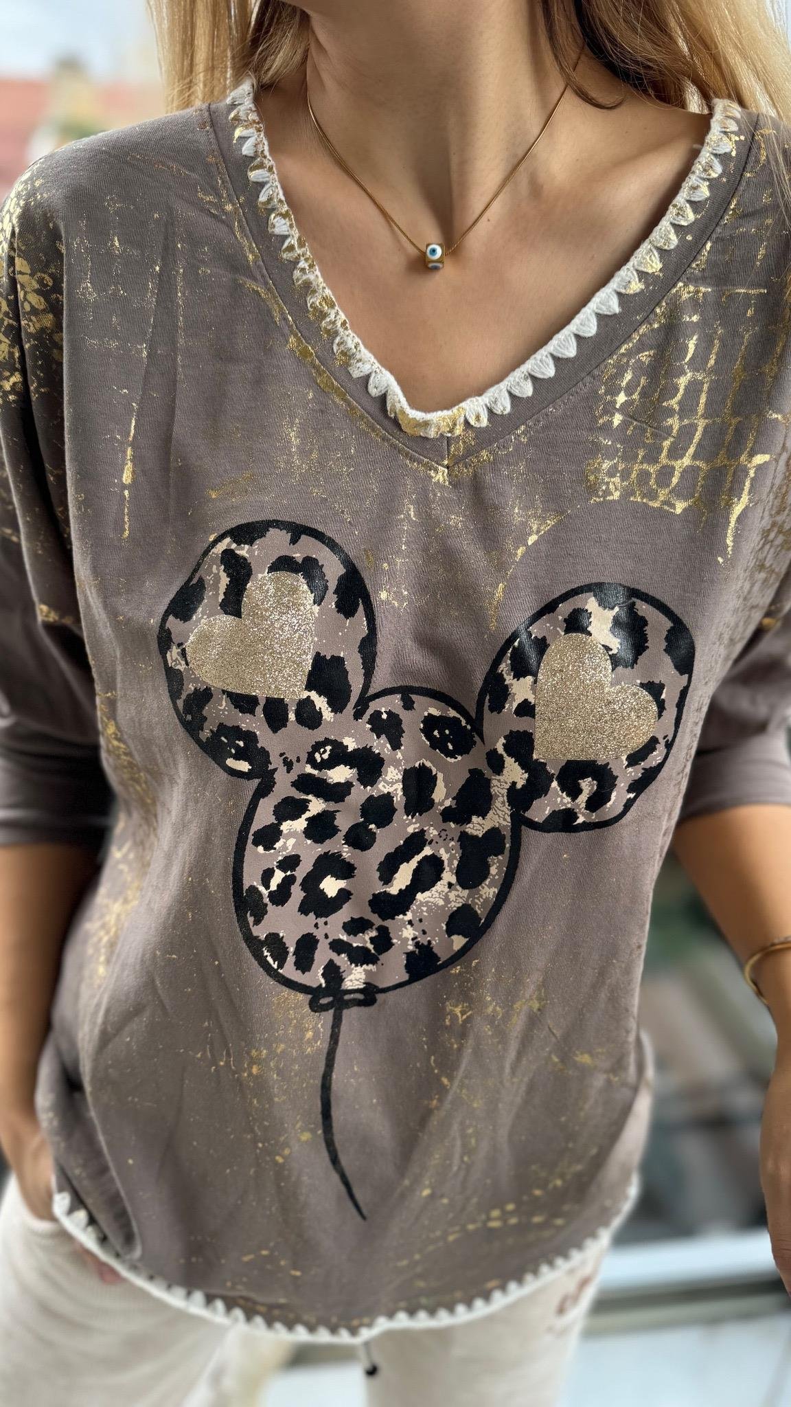İthal Bluz Mickey Desen 