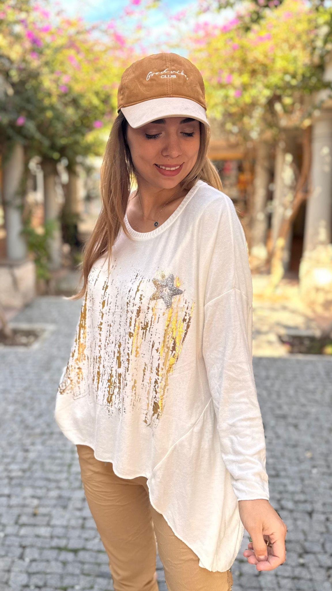 İthal Bluz Yumuşacık Yıldizli
