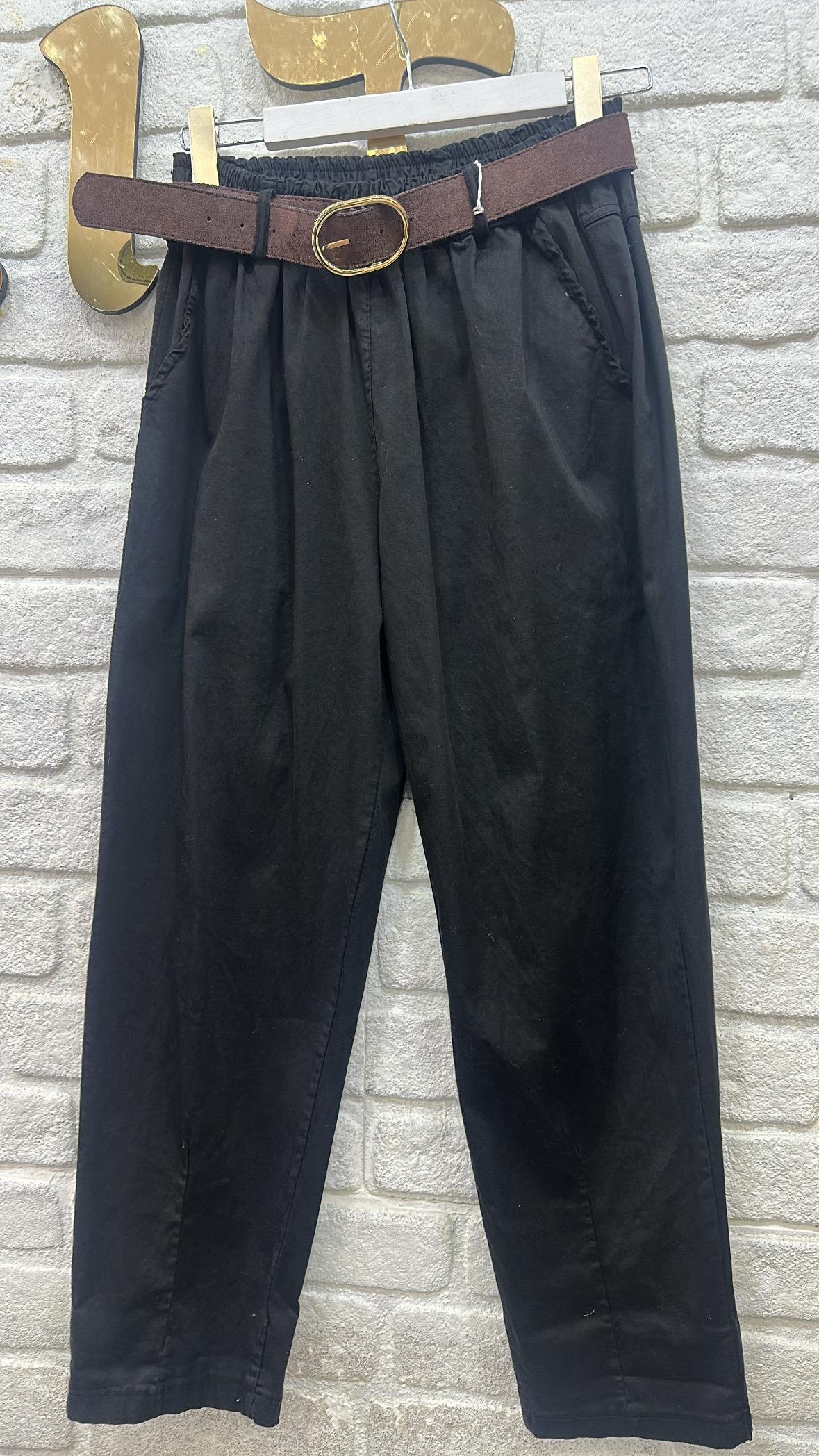İthal Kemerli Pantolon 