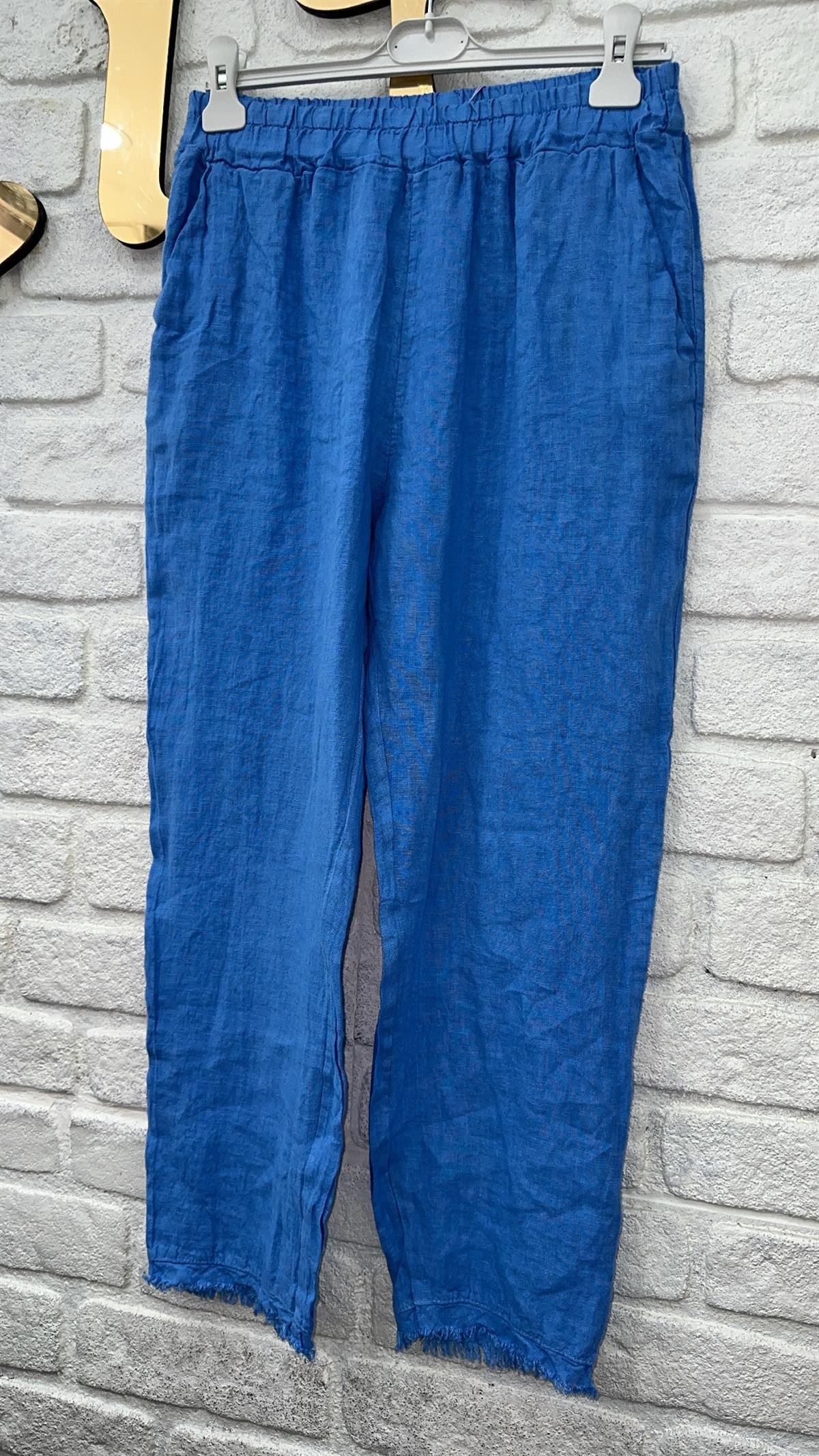 İthal Keten Pantolon-5