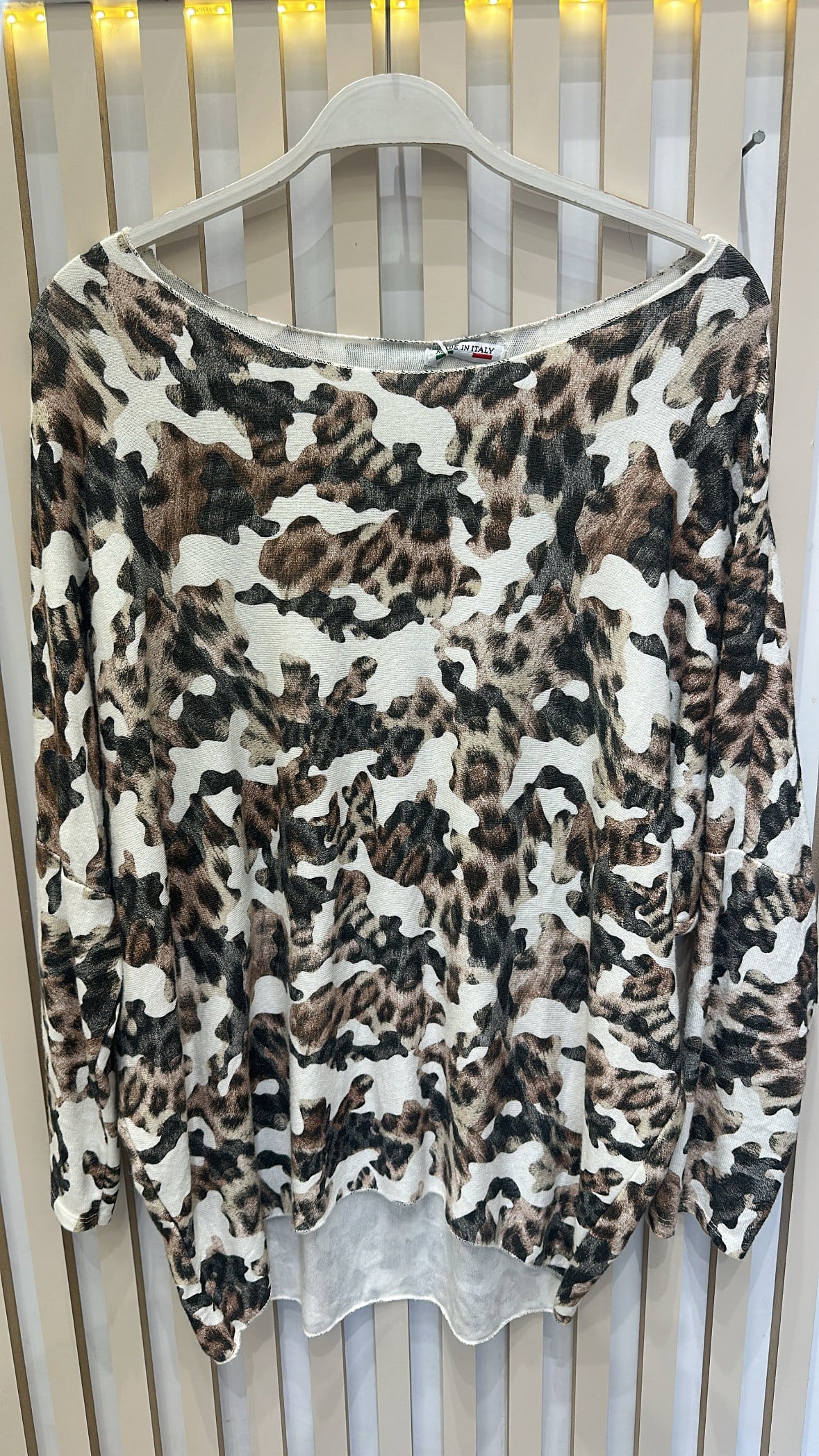 İthal Leopar Detaylı Kazak