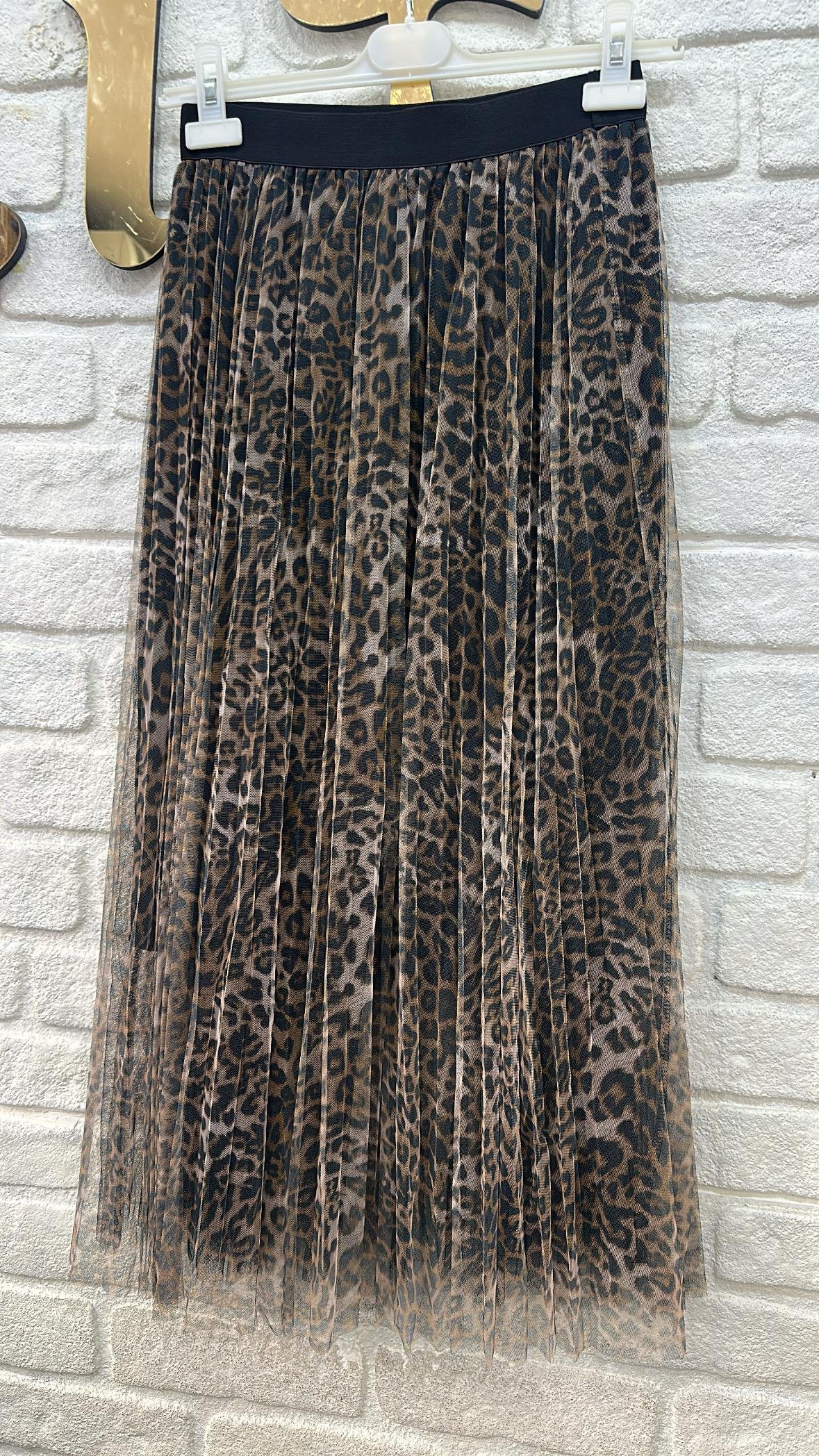 İthal Leopar Etek