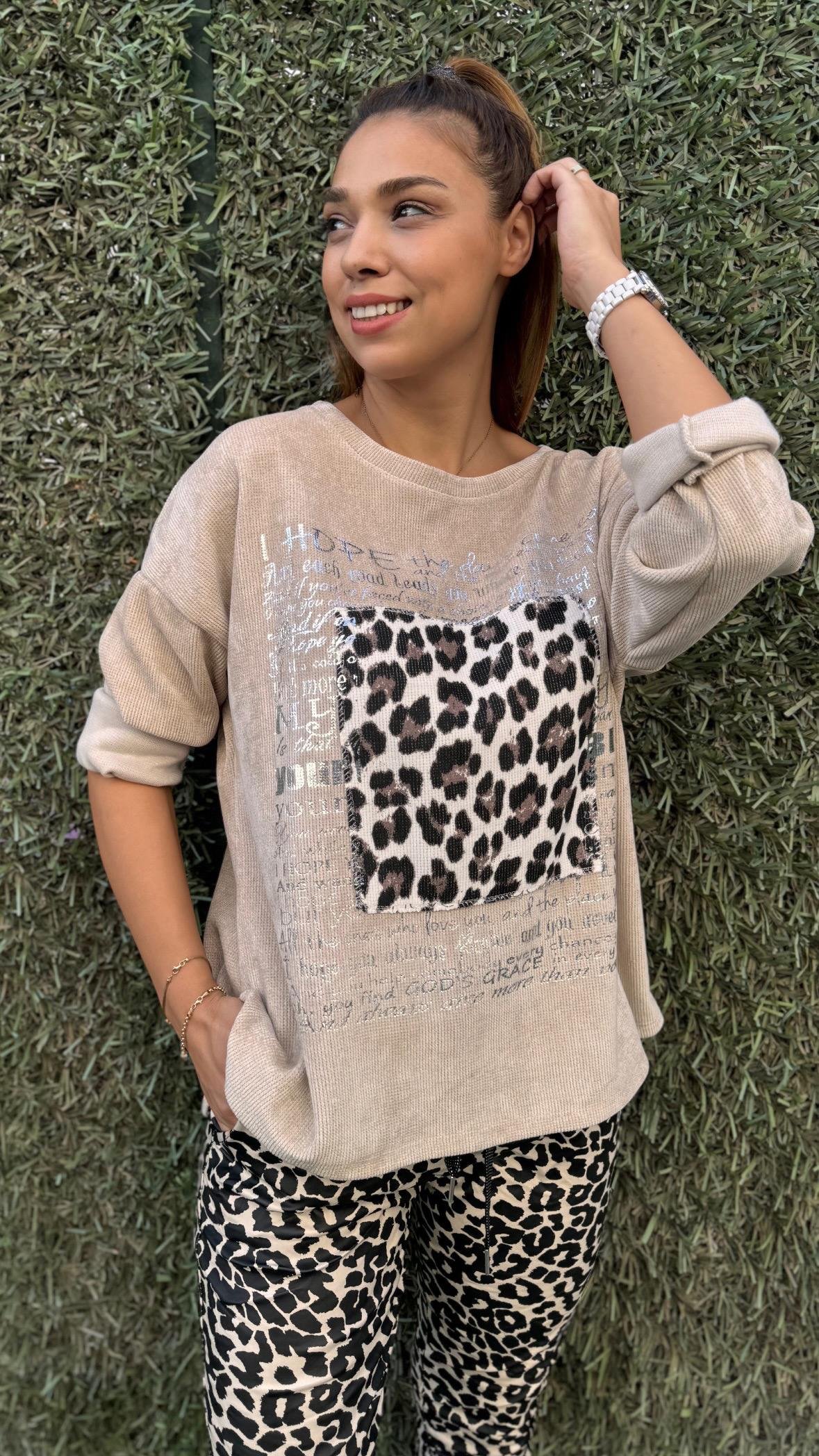 İthal Leopar Kadife 