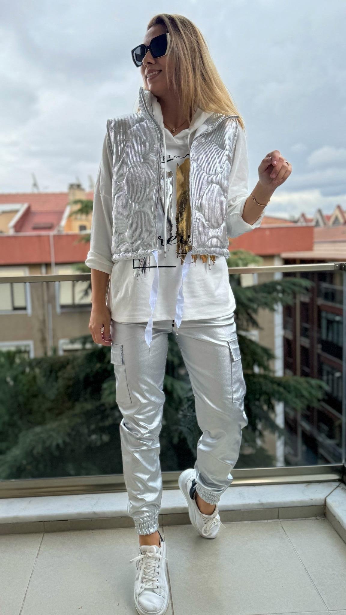 İthal Metalik Yelek