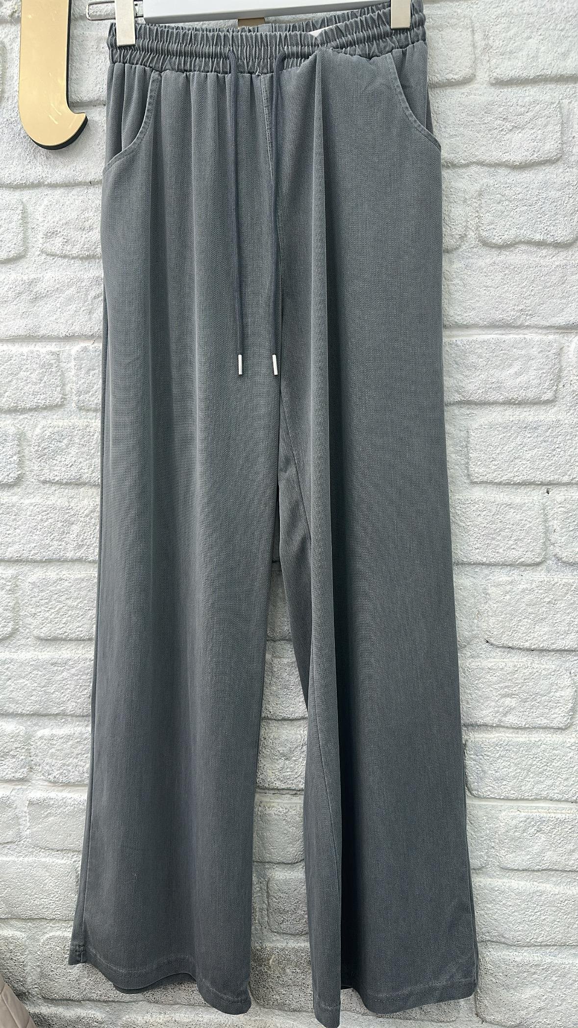 İthal Pantolon Beli Lastikli
