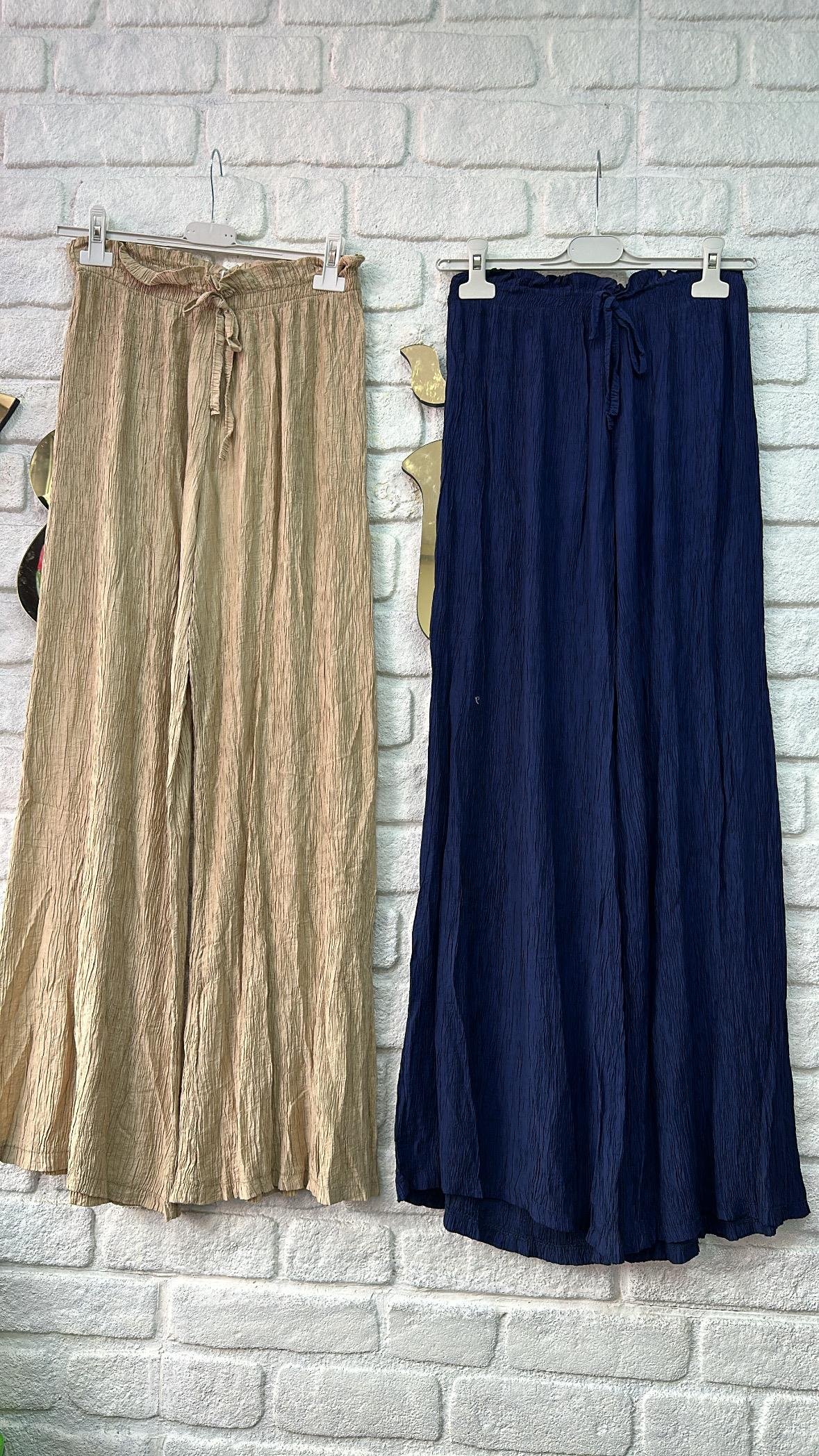 İthal Pantolon Beli Lastikli