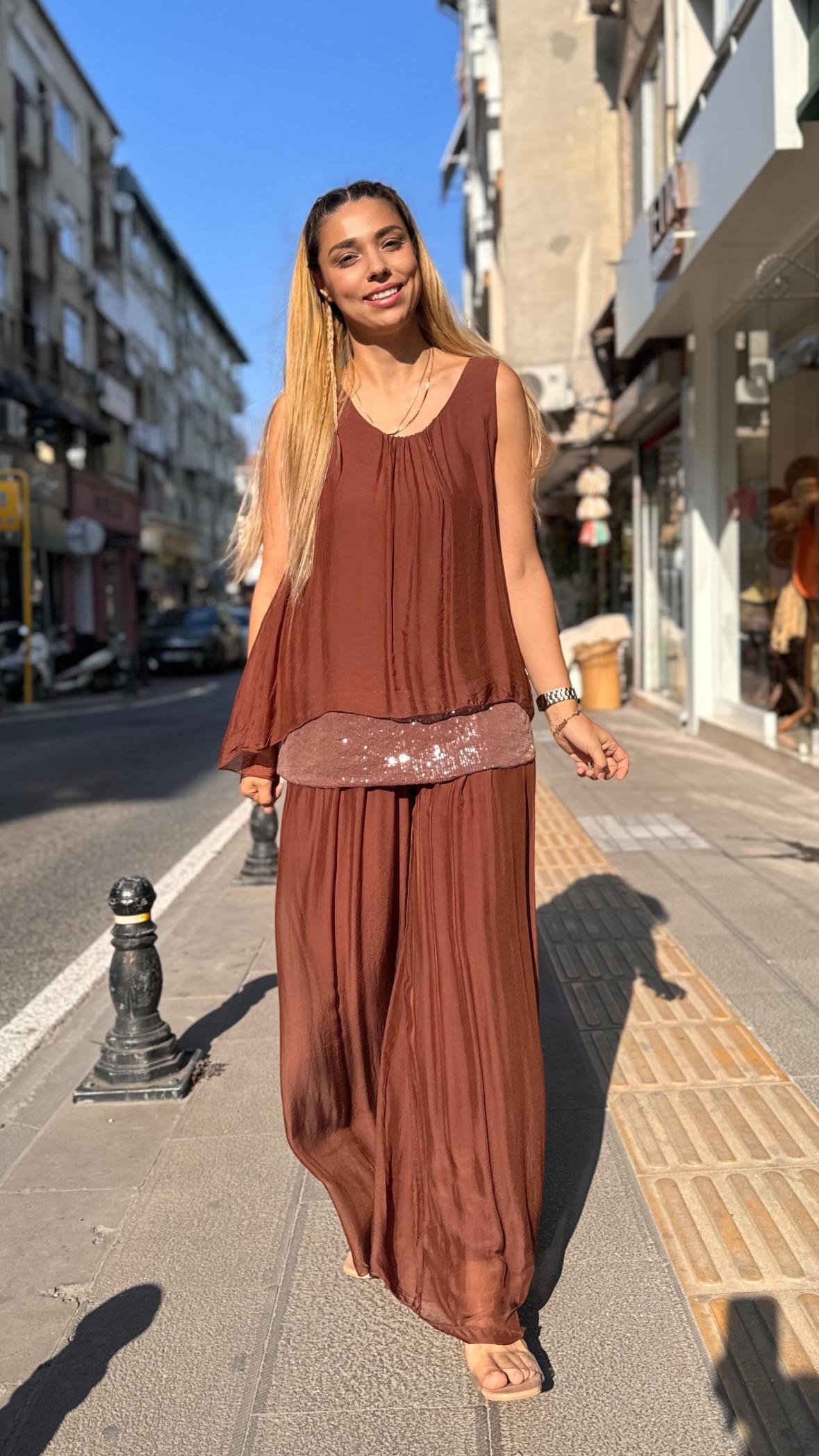 İthal Pantolon İpek  