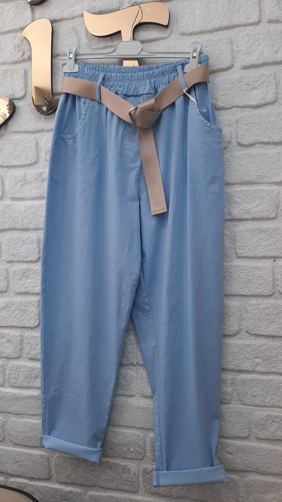 İthal Pantolon Kemerli 