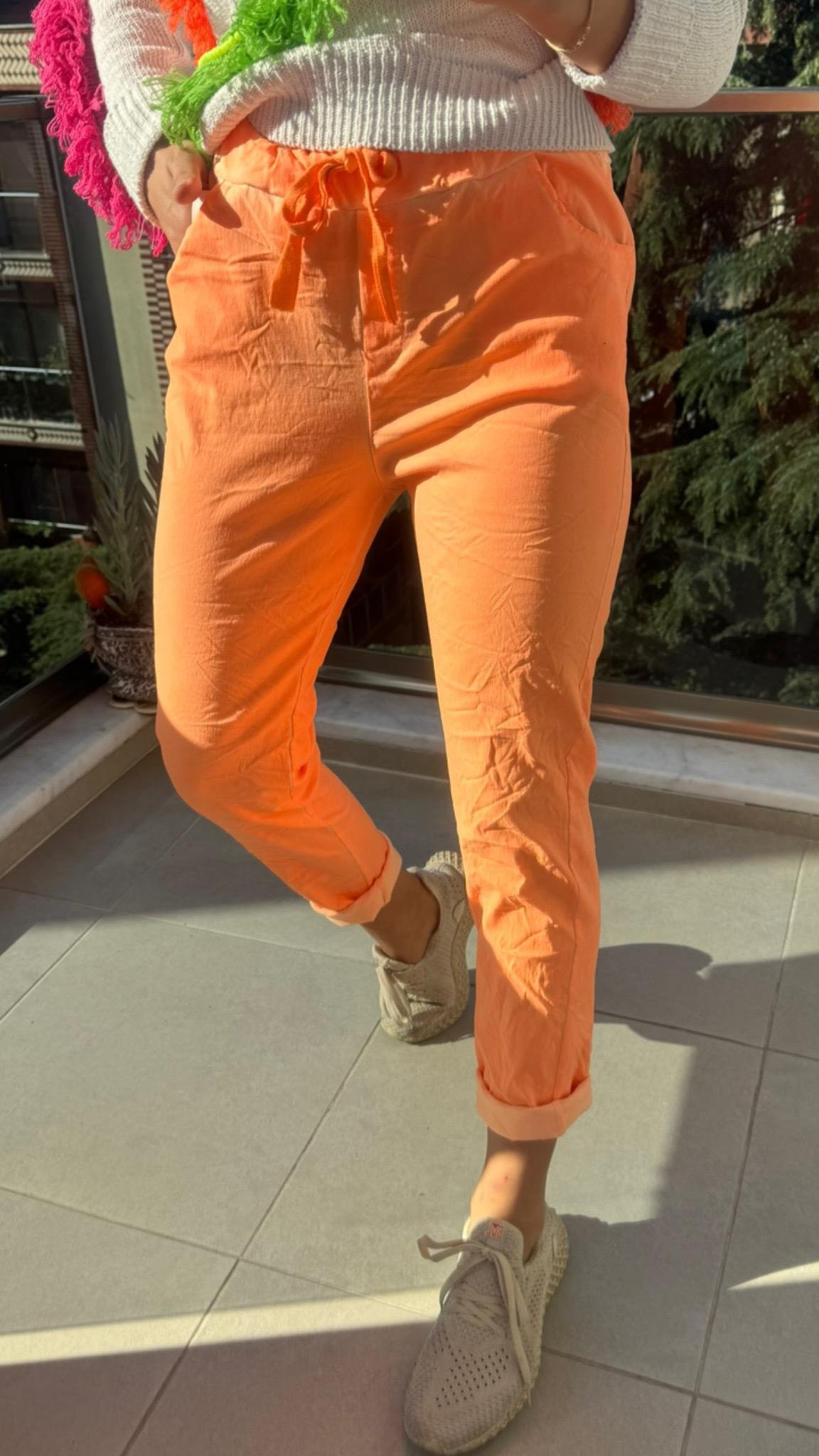 İthal Pantolon Neon