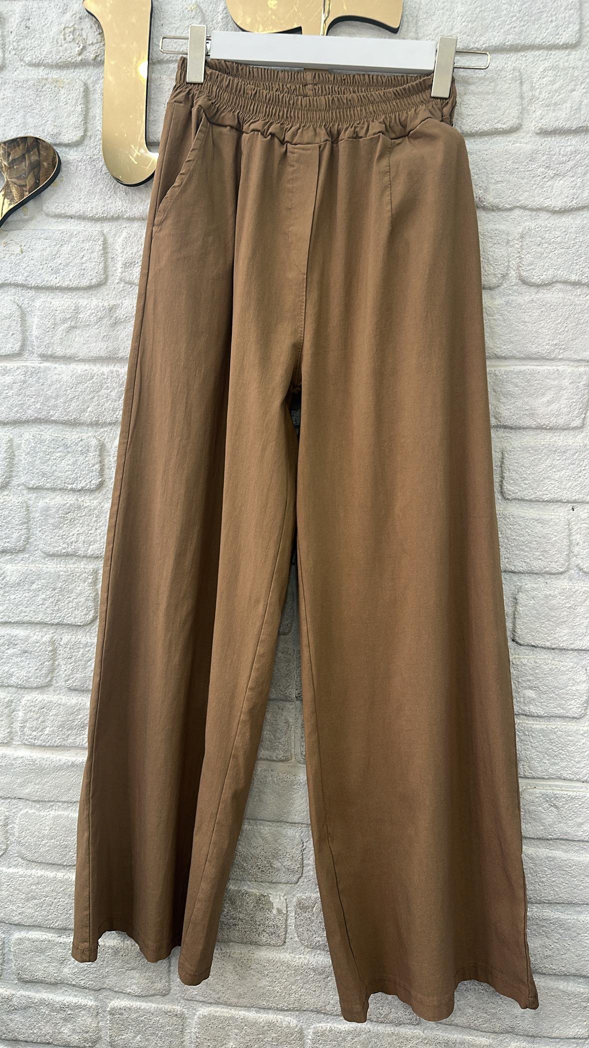 İthal Pantolon Taba 
