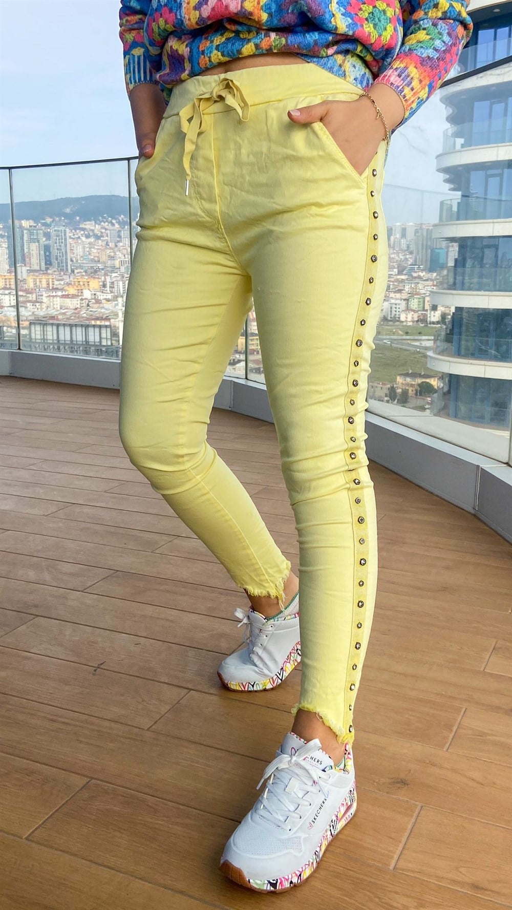 İthal Sari Pantolon