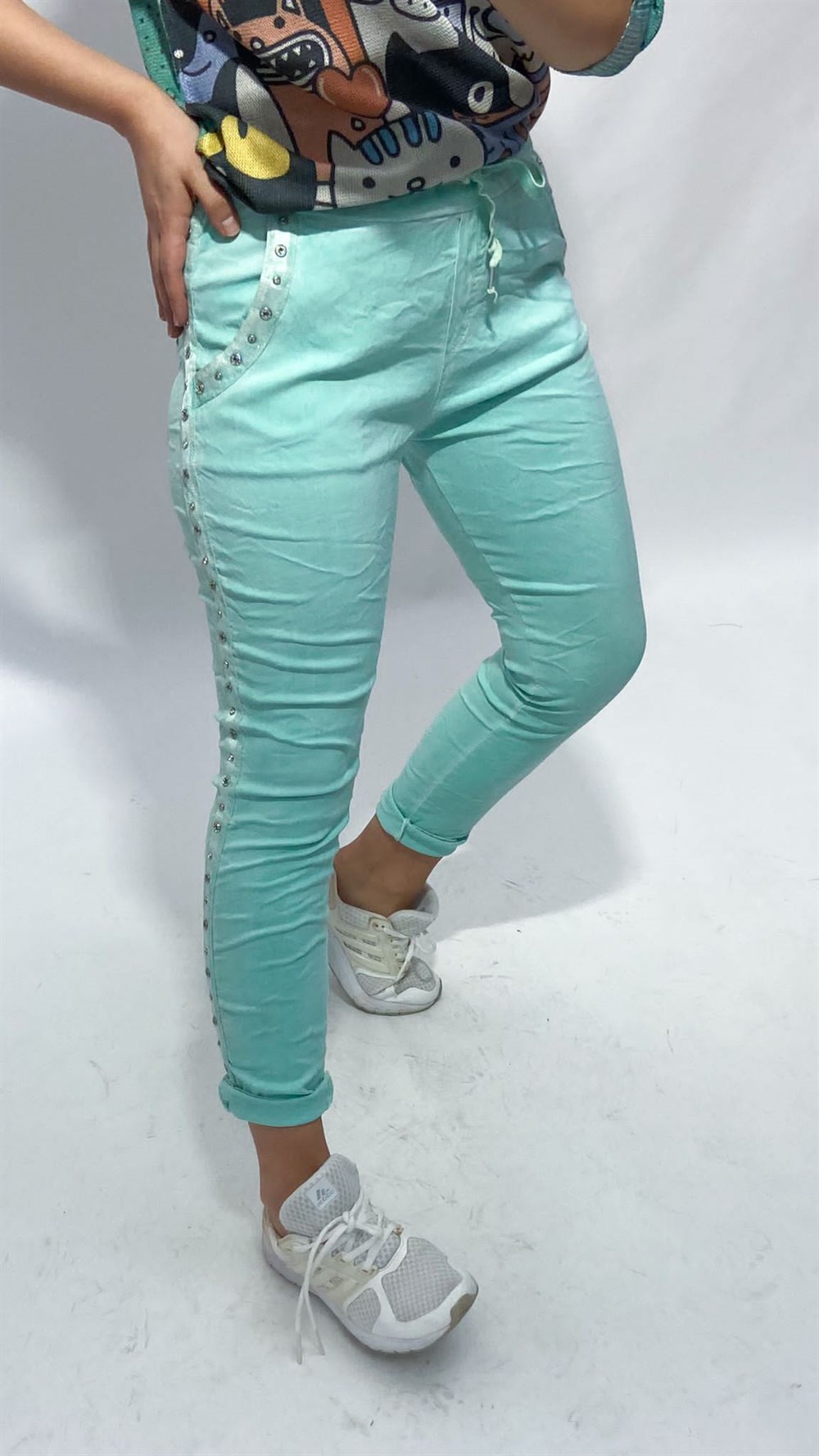İthal Yeşil Pantolon