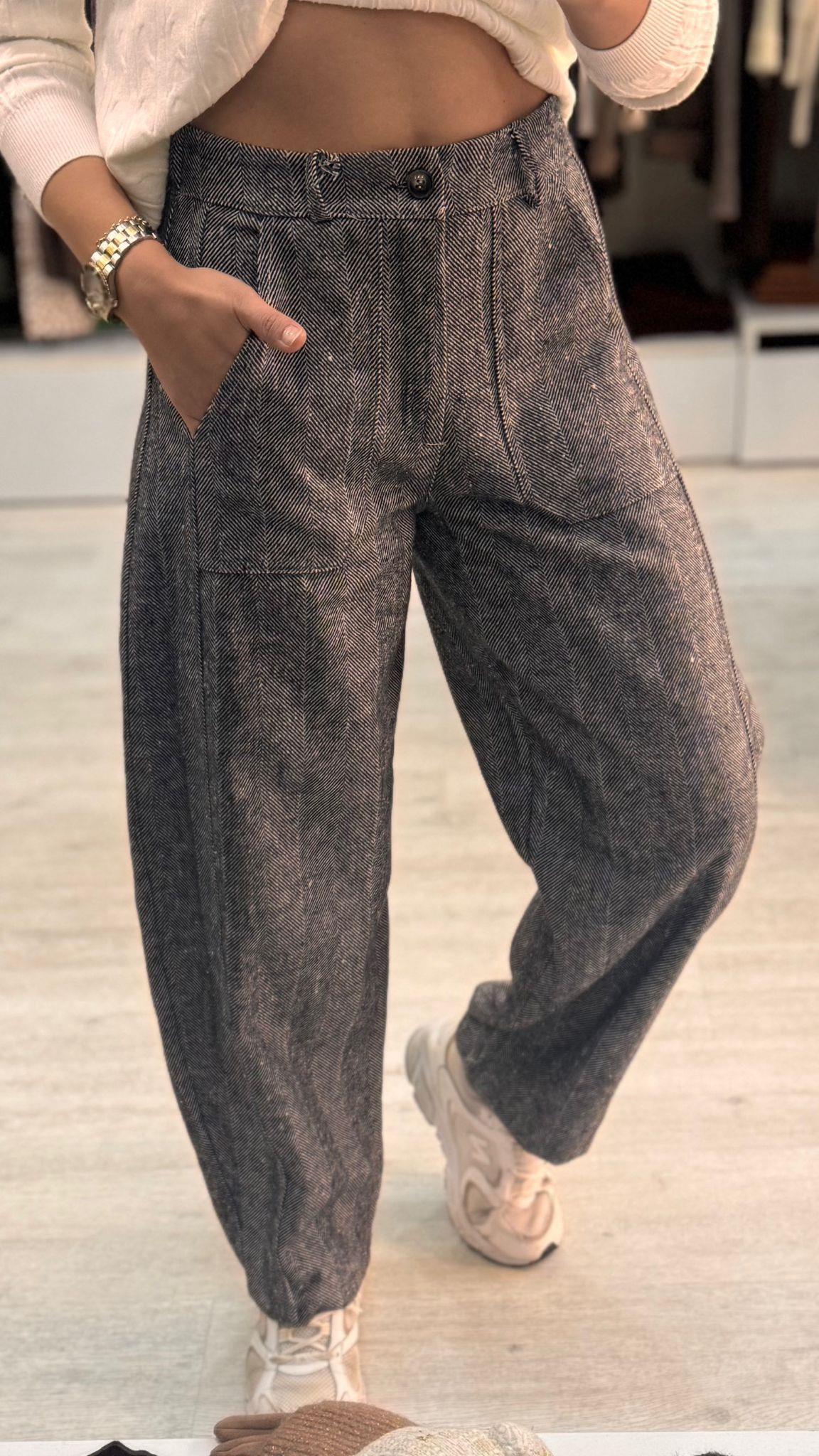 Kaşe Balon Pantolon 