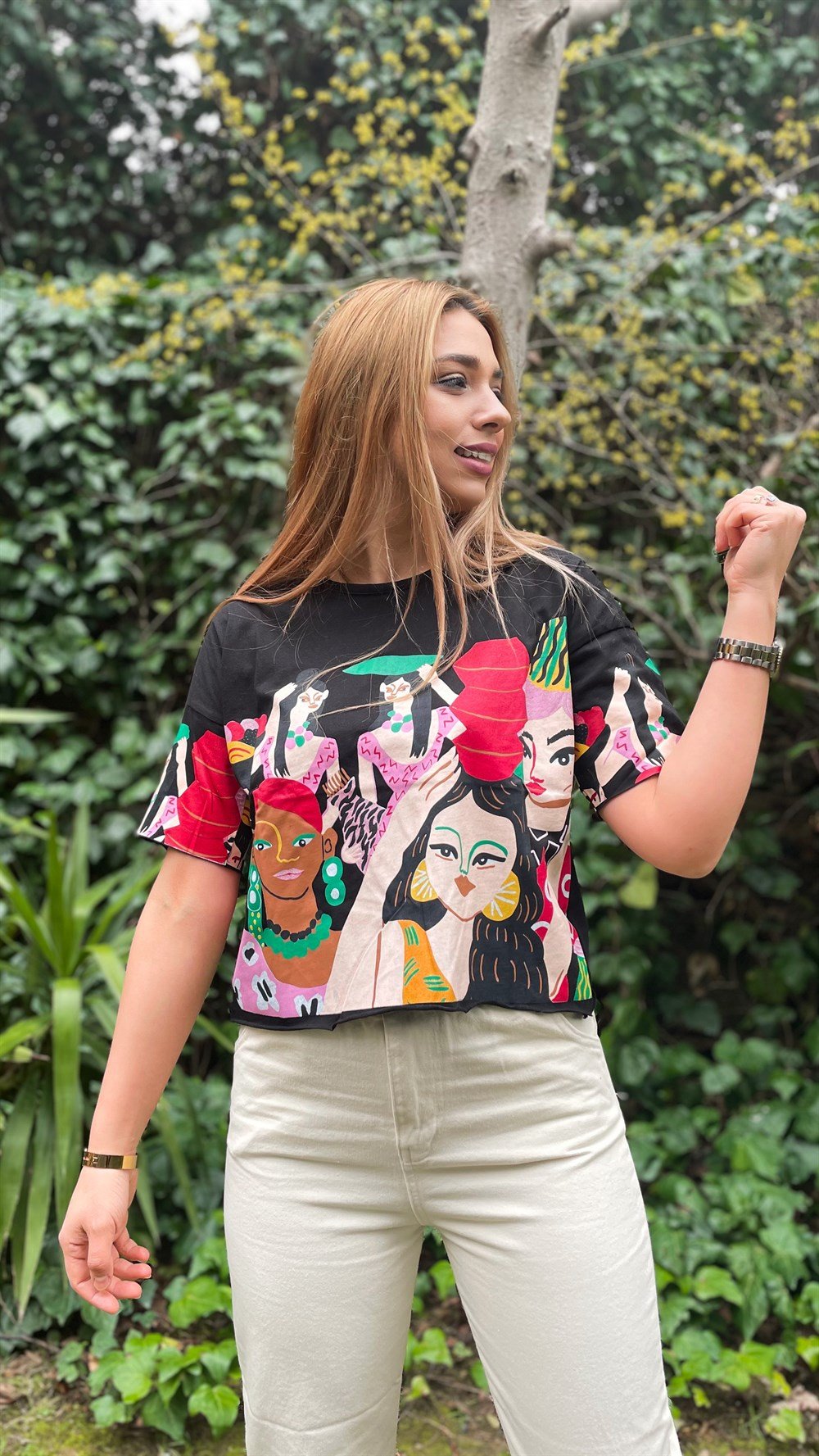 Kızlı Kısa T-shirt