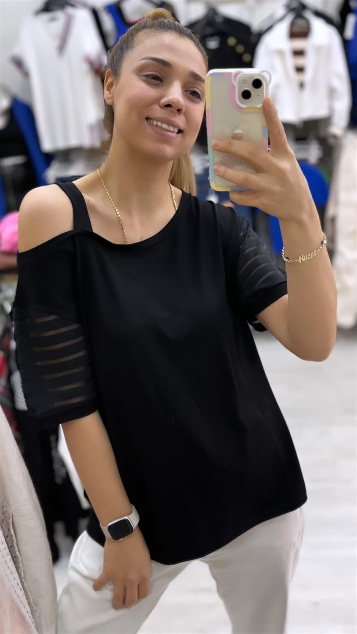 Kol Detay Tshirt 