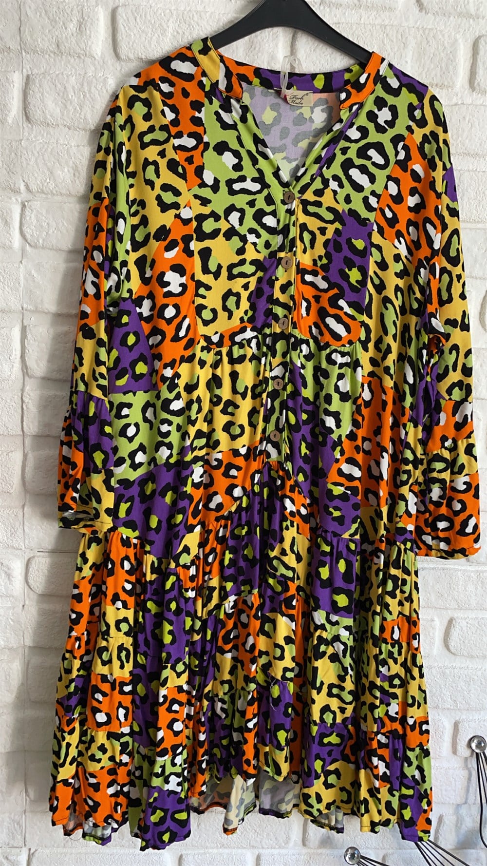 Leopar Desen Elbise