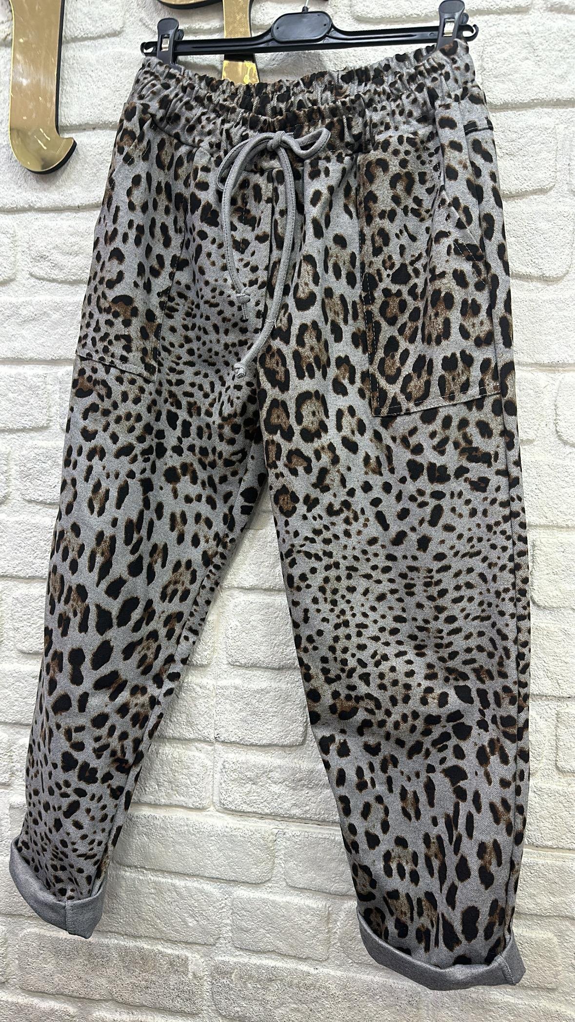 Leopar Pantolon Yumuşak