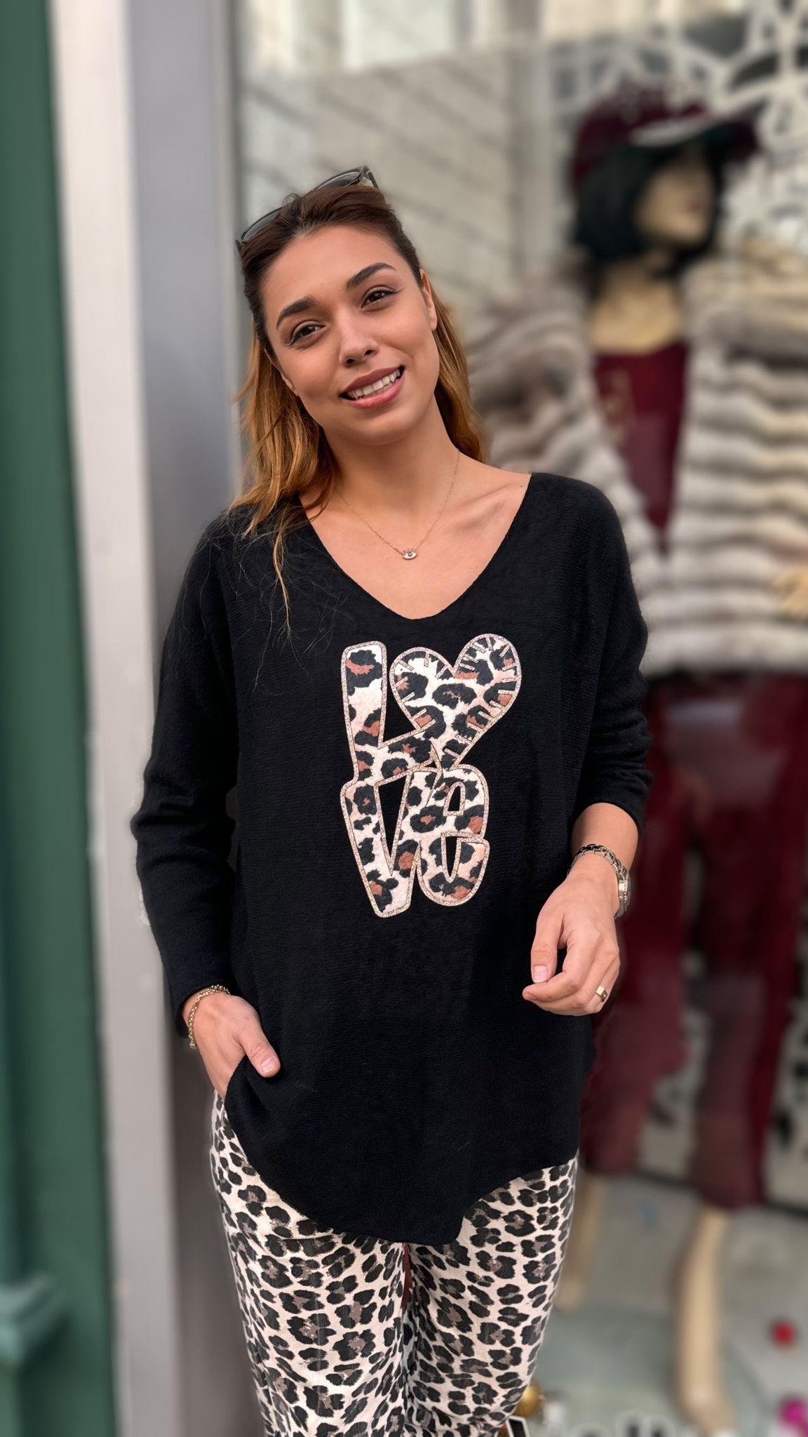 Love Leoparlı Kazak 