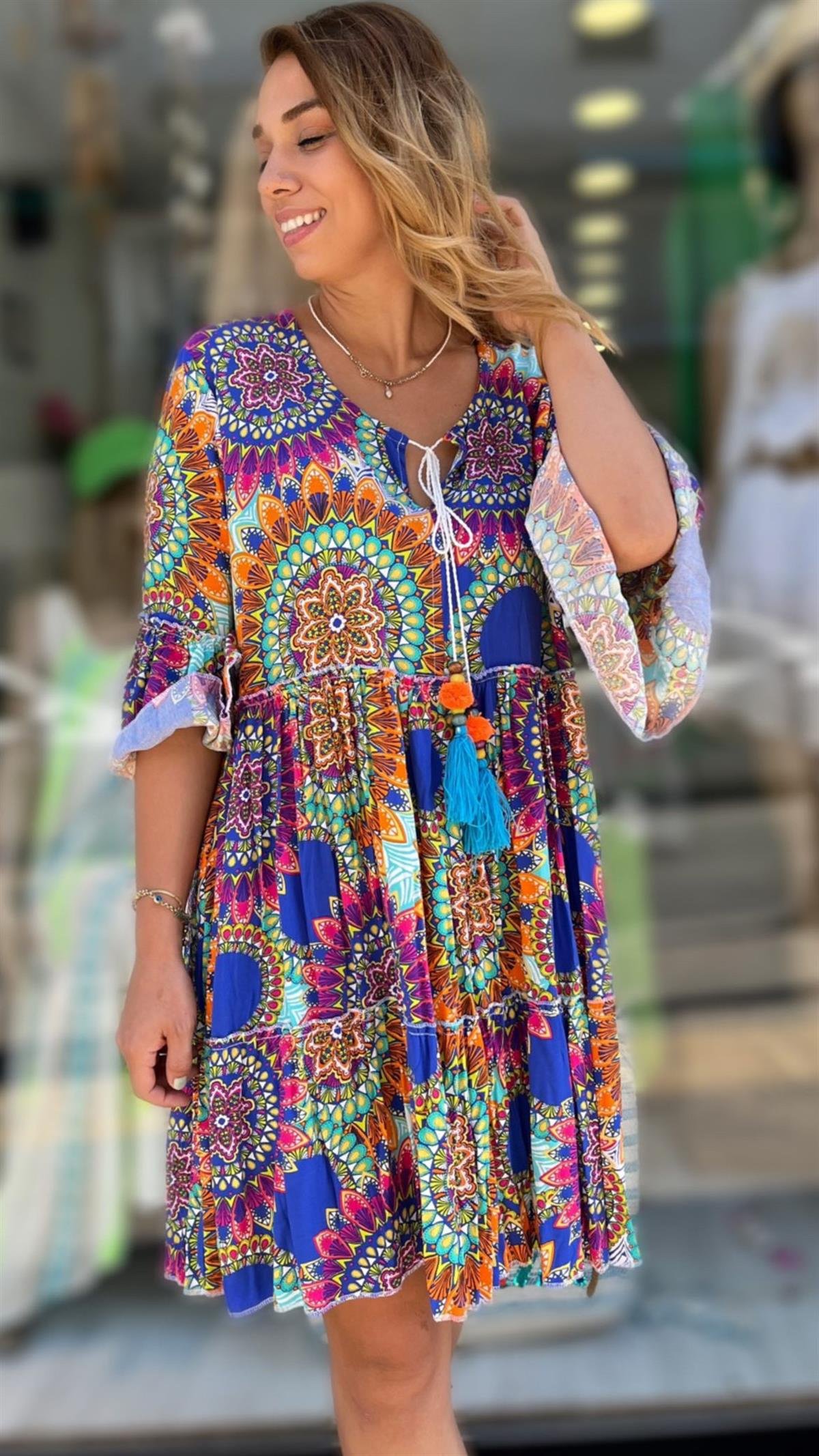 Mandala Desen Elbise 