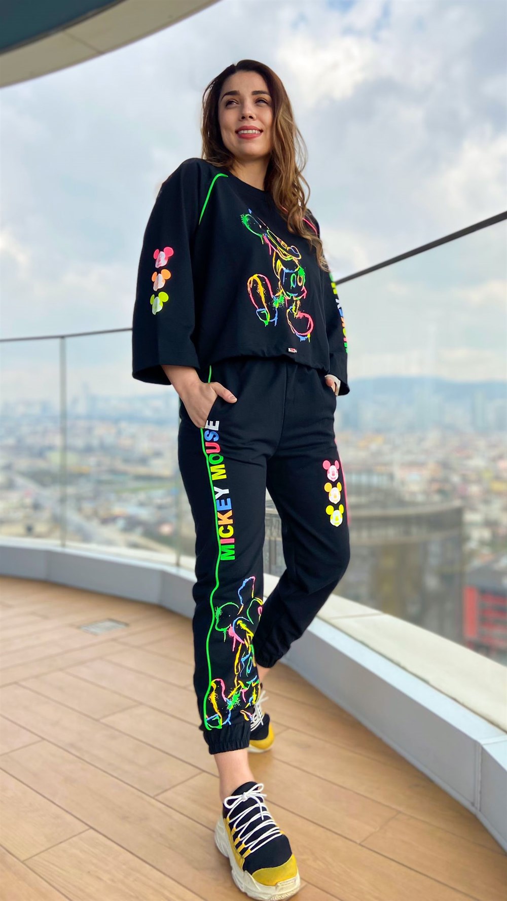 Mickey Eşofman Neon Takımı