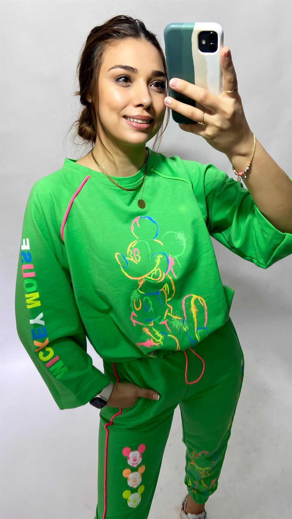 Mickey Eşofman Neon Takımı