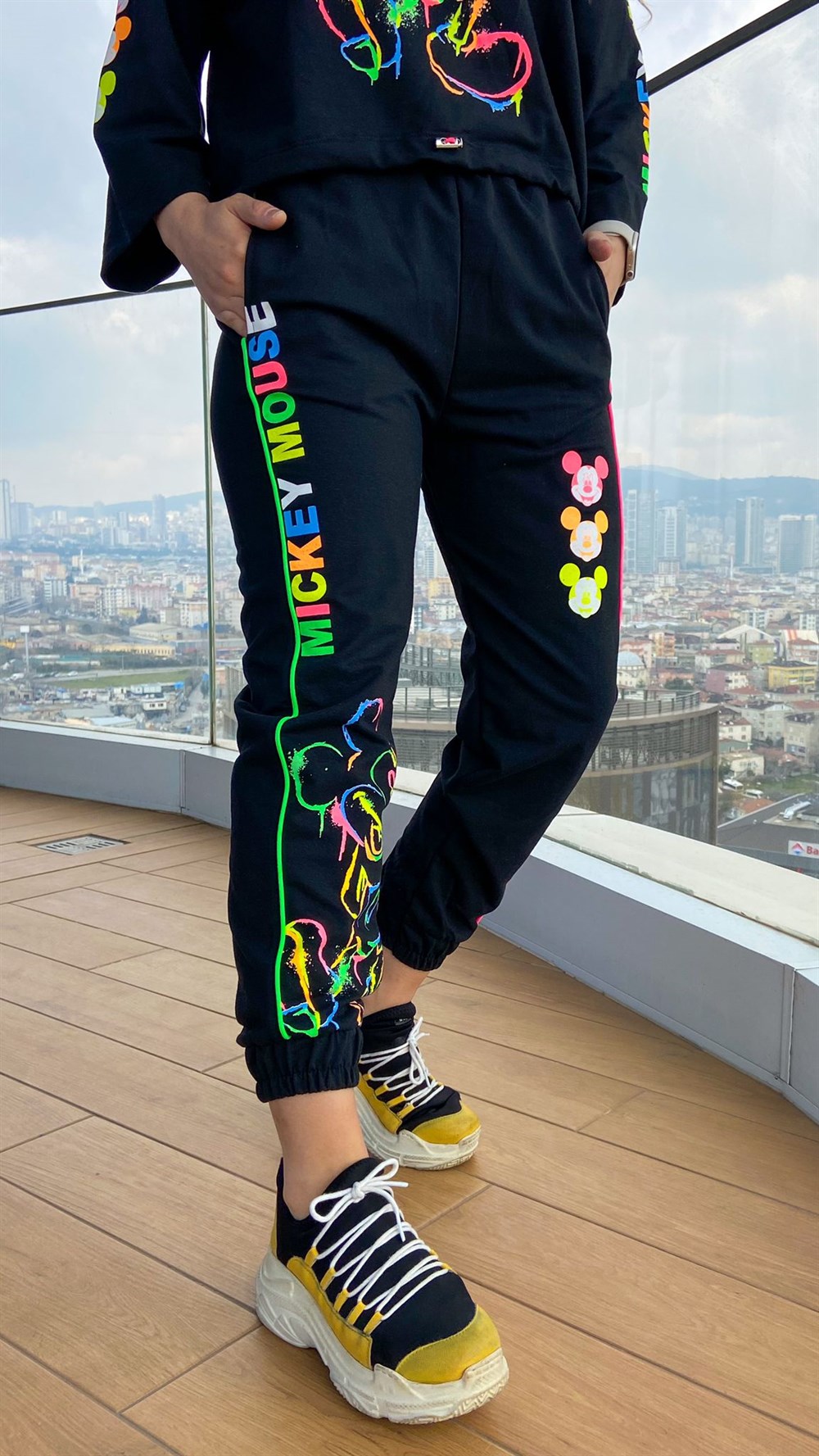 Mickey Eşofman Neon Takımı