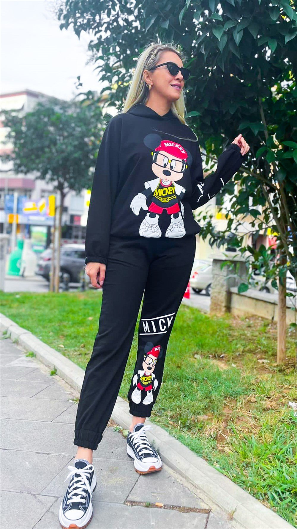 Mickey Eşofman Takımı Siyah