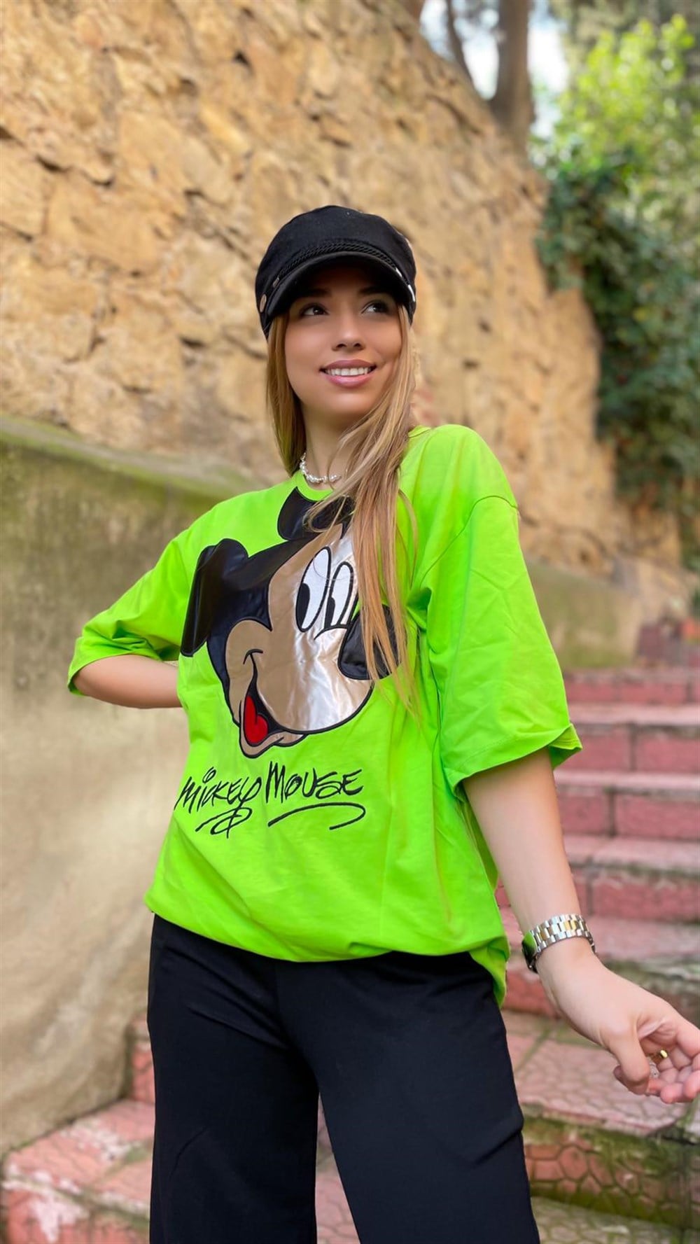 Mİckey Kafa Tshirt