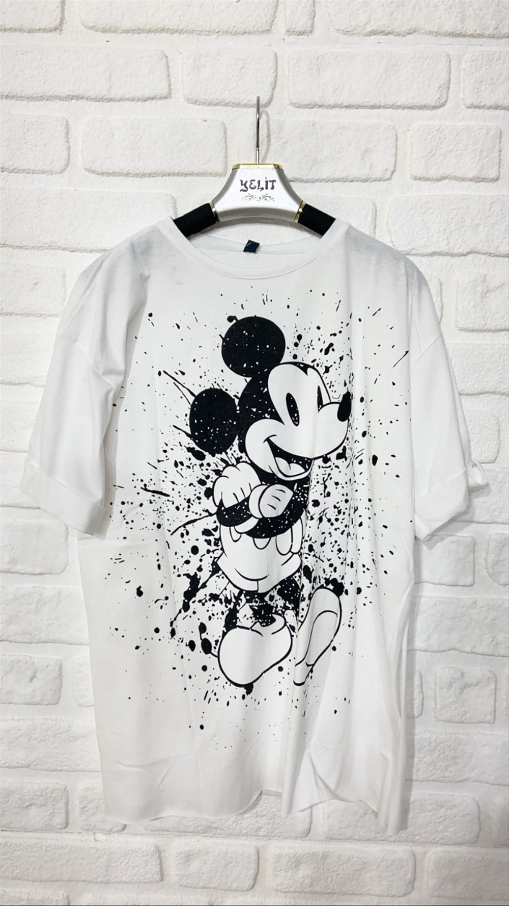 Mickey Renksiz Baskı Tshirt