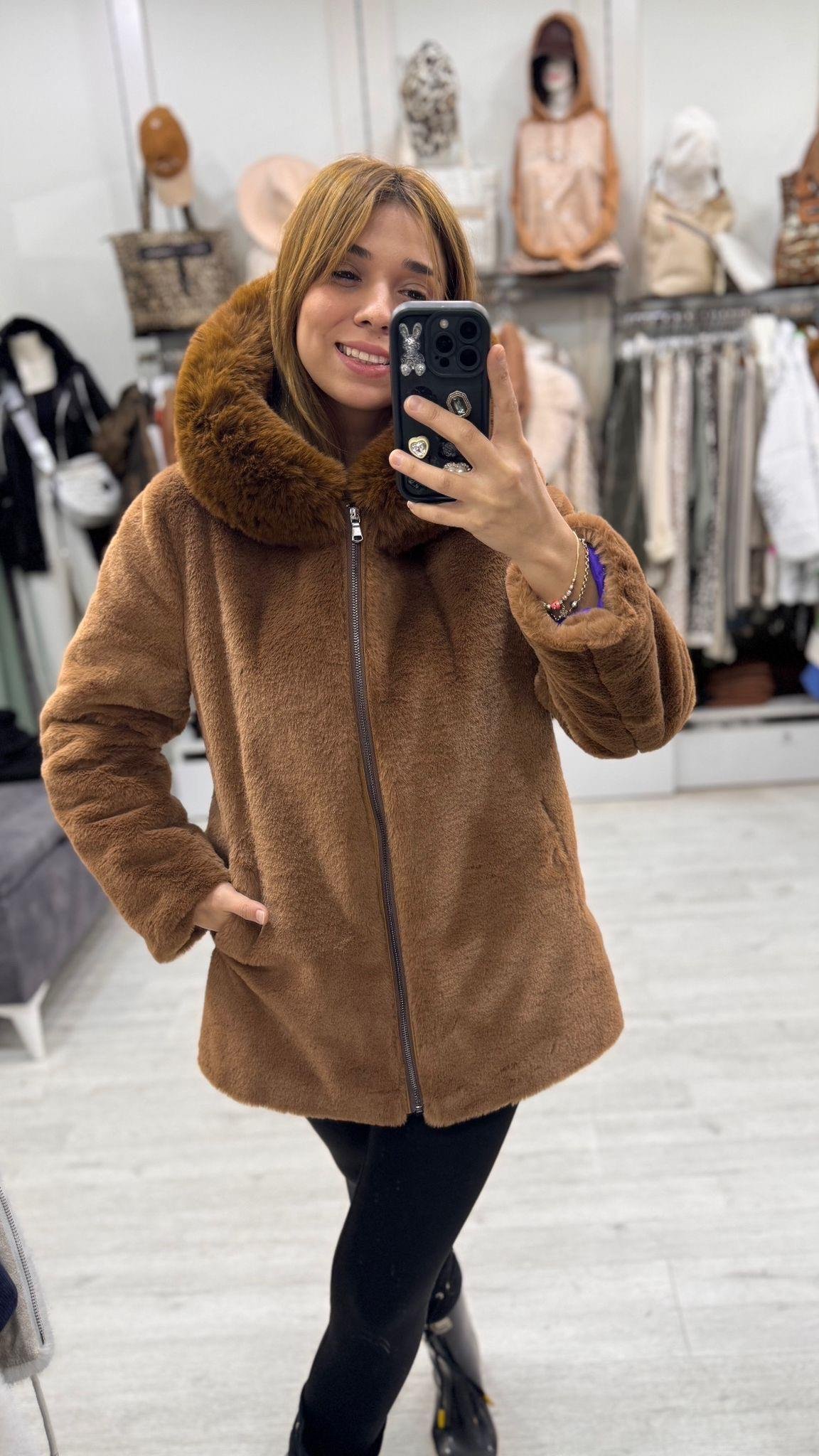 Mont Peluş Kapşonlu 