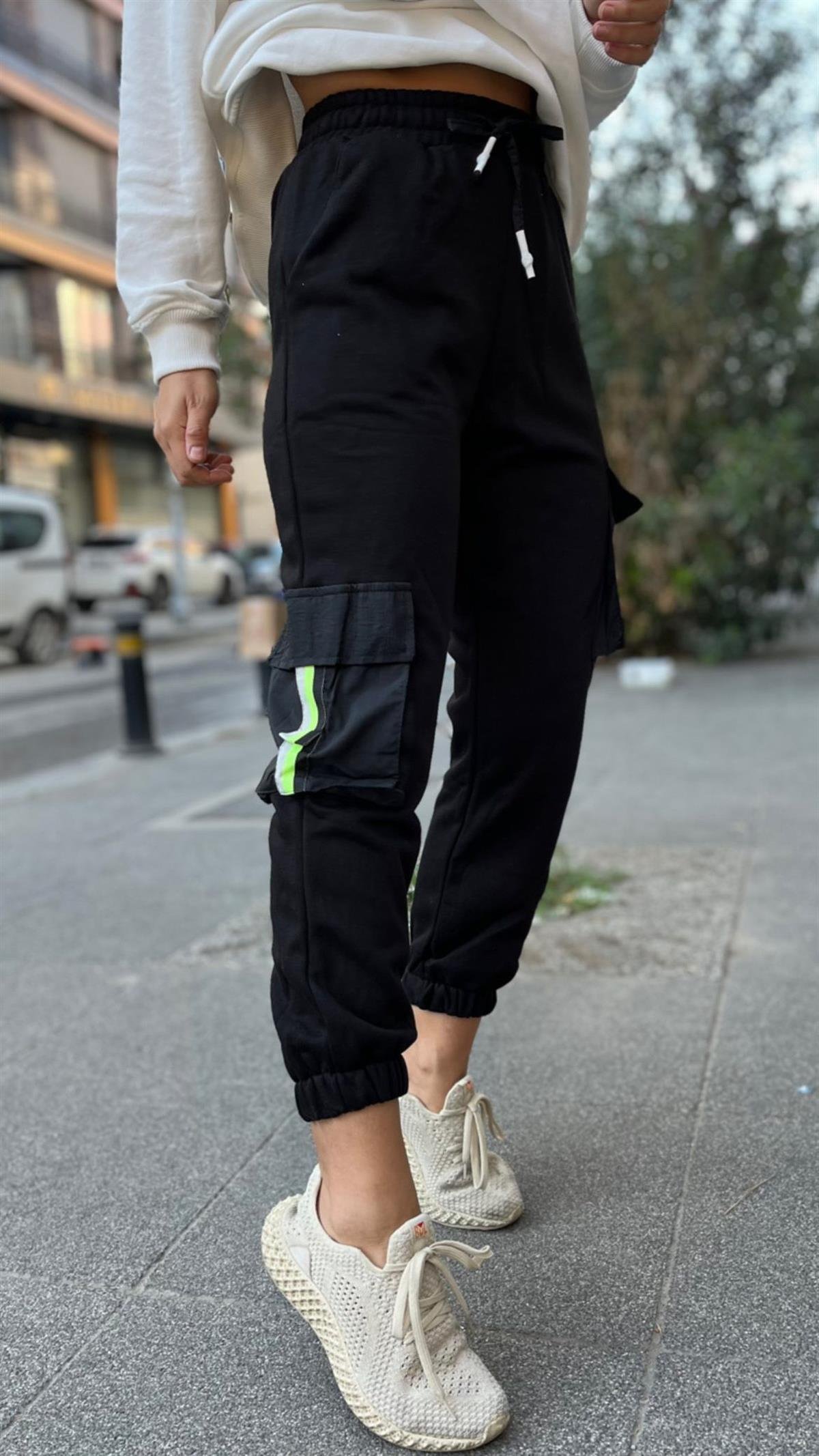 Neon Cepli Eşofman Altı 