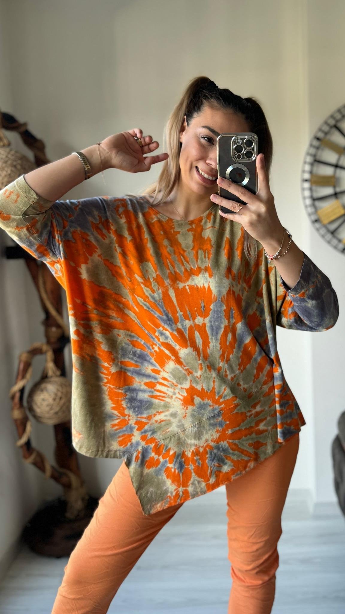 Pamuk Penye Bluz Batik