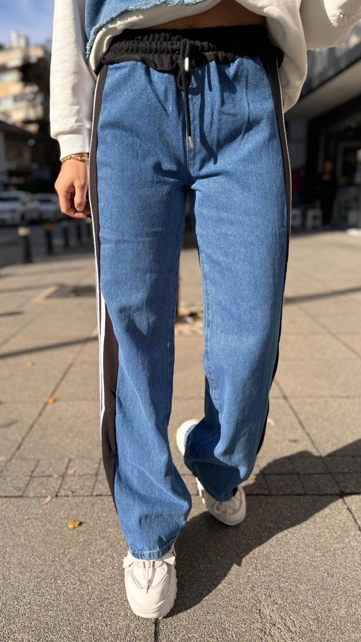 Pantolon İki Renk Yan Detay