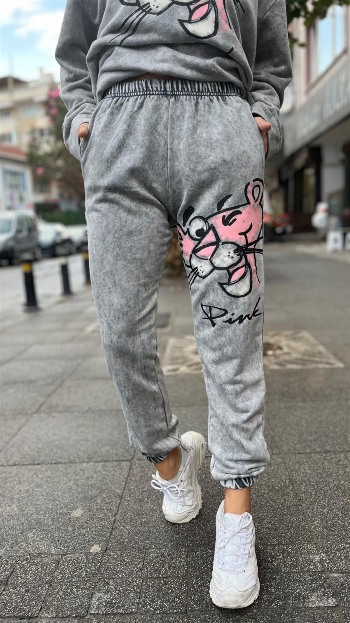Pembe Panter Eşofman Altı