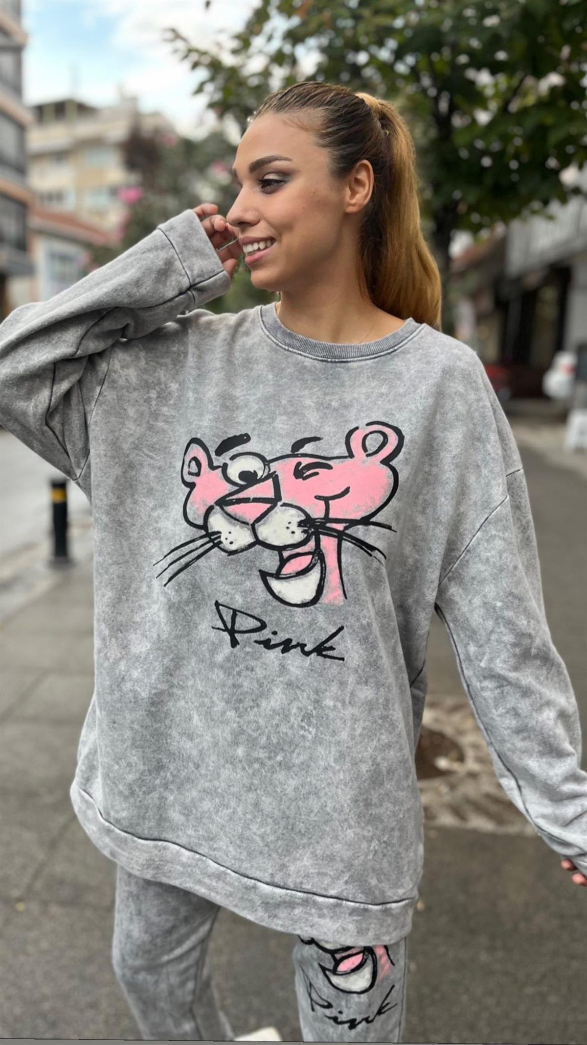 Pembe Panter Sweatshirt