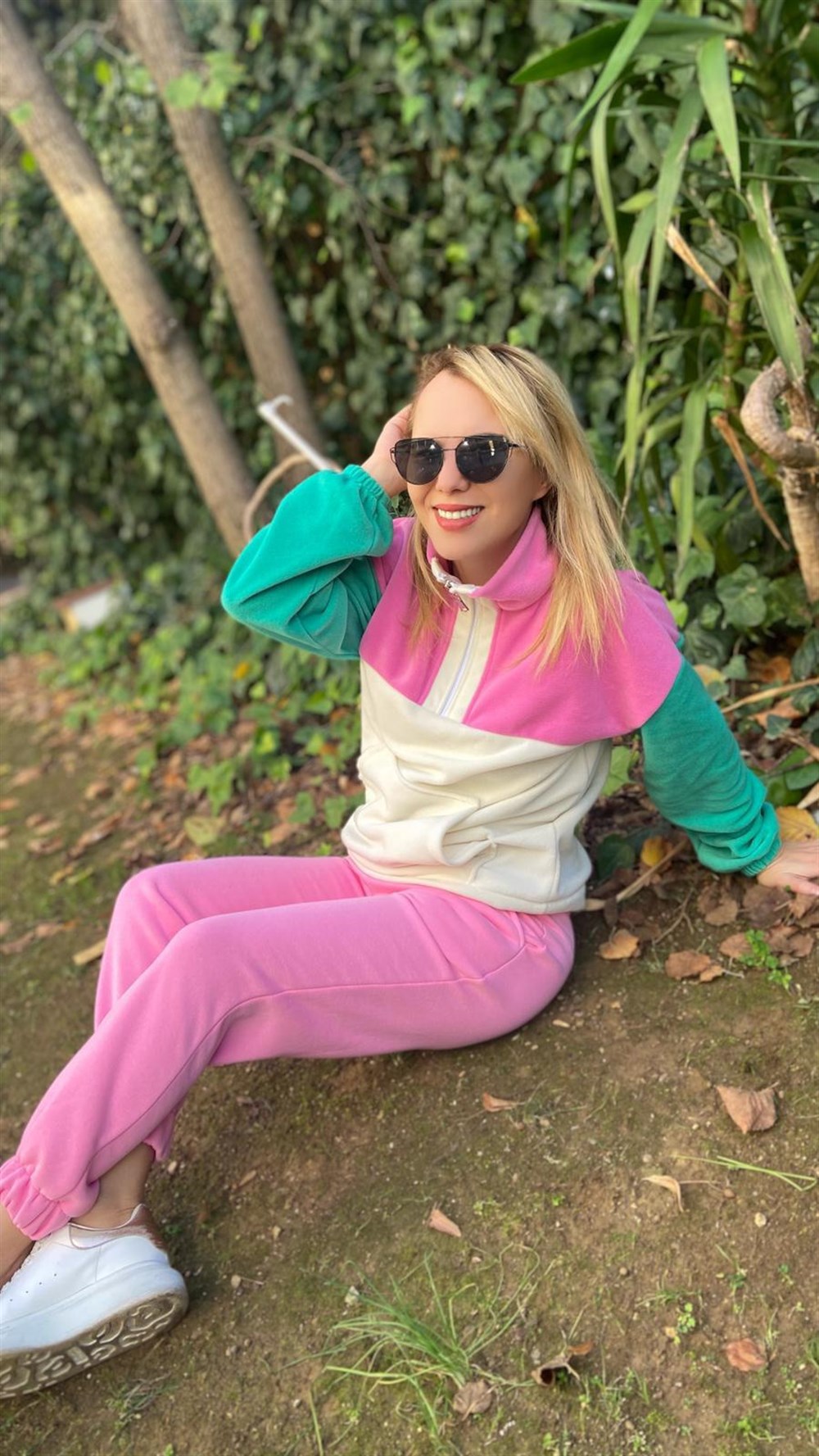 Polar Pembe Sweat