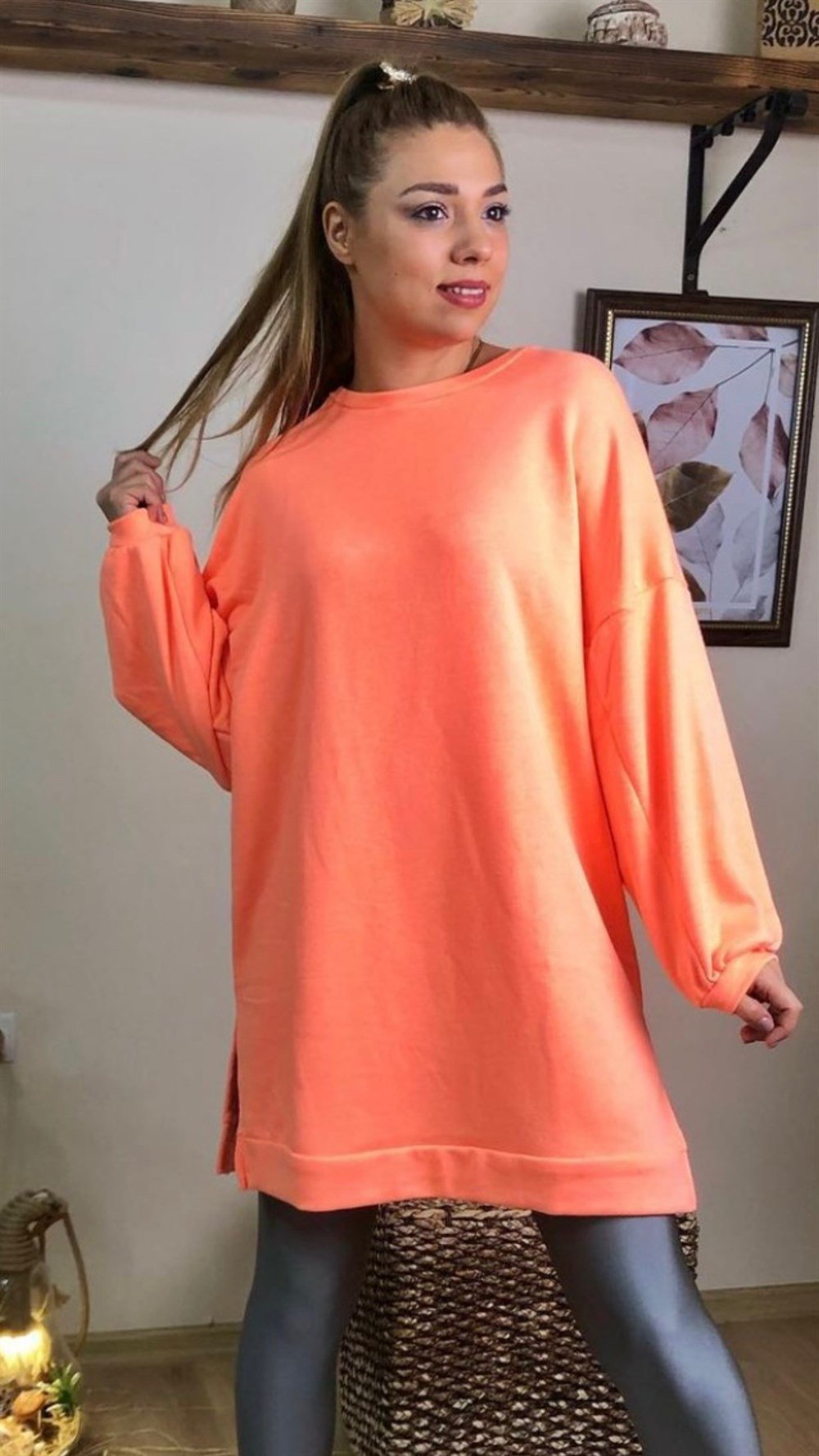 Renkli Paris Sweat