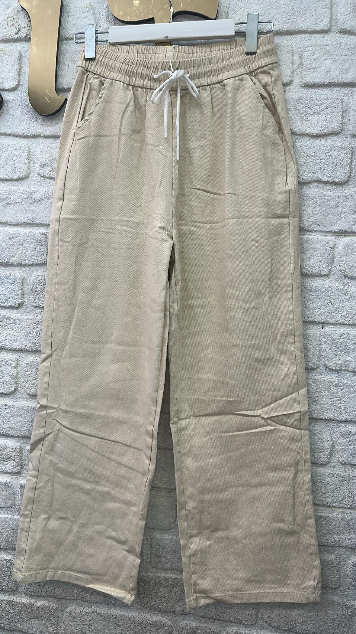 Salaş Pantolon Beli Lastikli