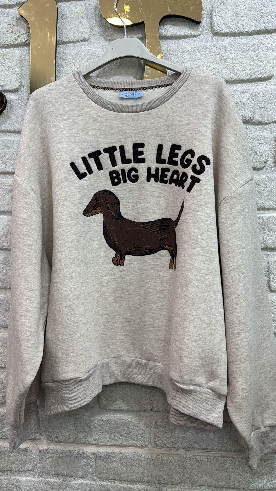 Şardonlu Köpekli Sweat 