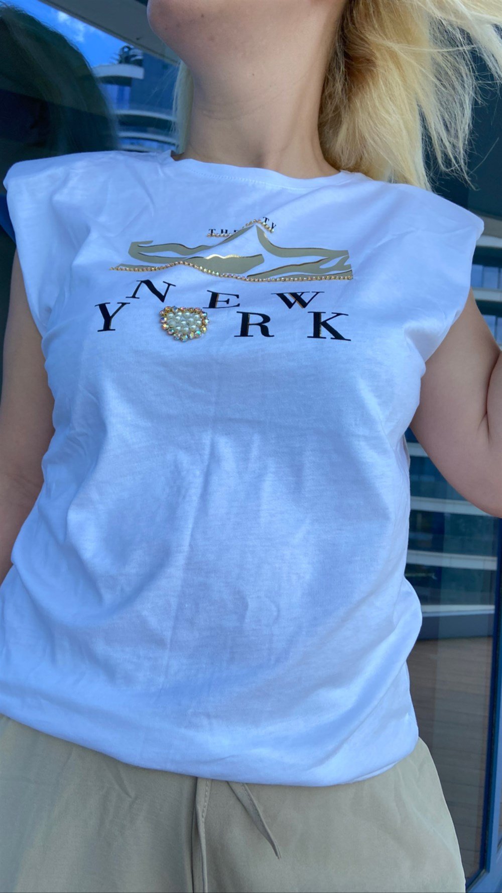 Taş Baskılı Tshirt
