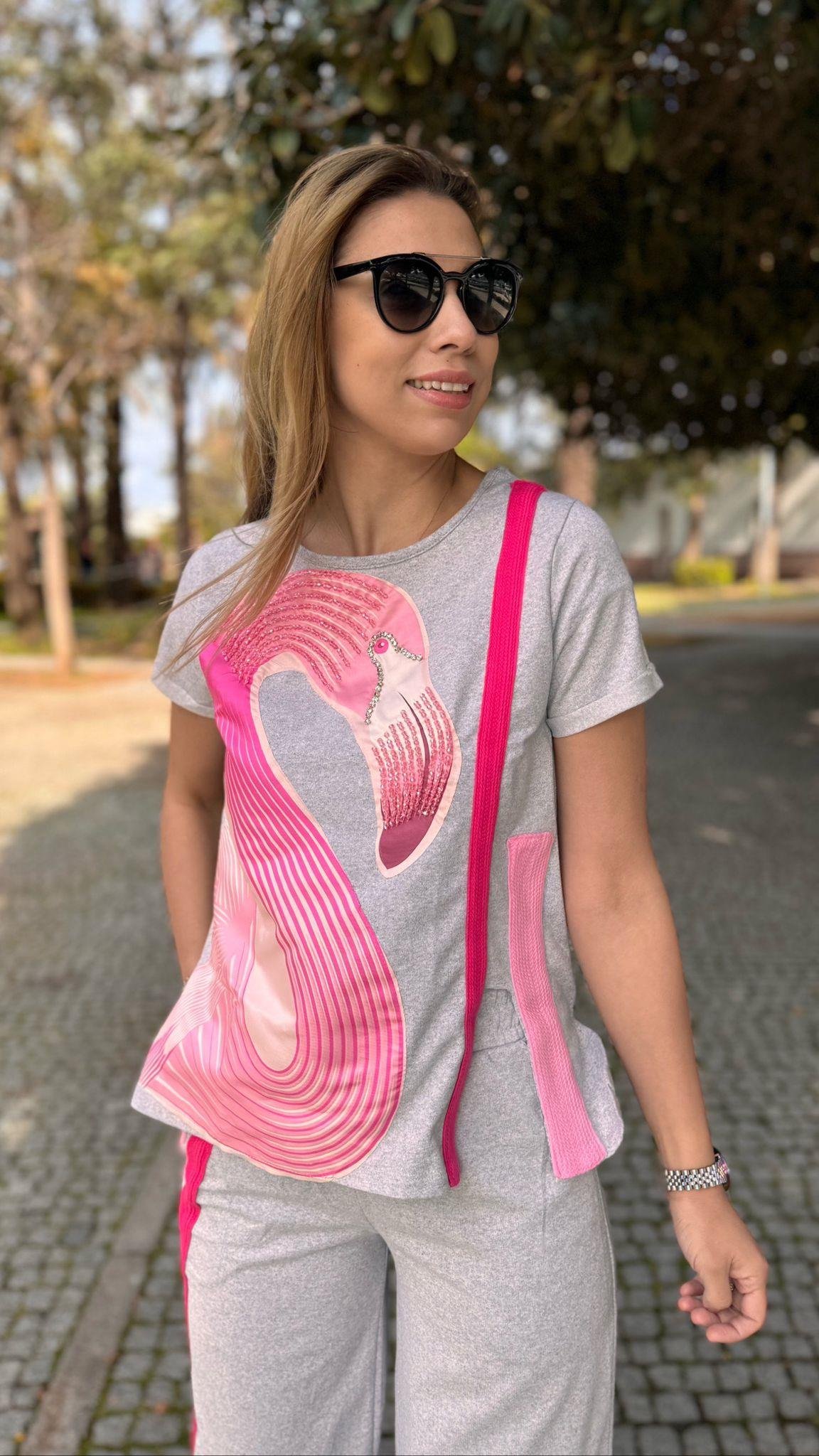 Tasarım Flamingo Tshirt