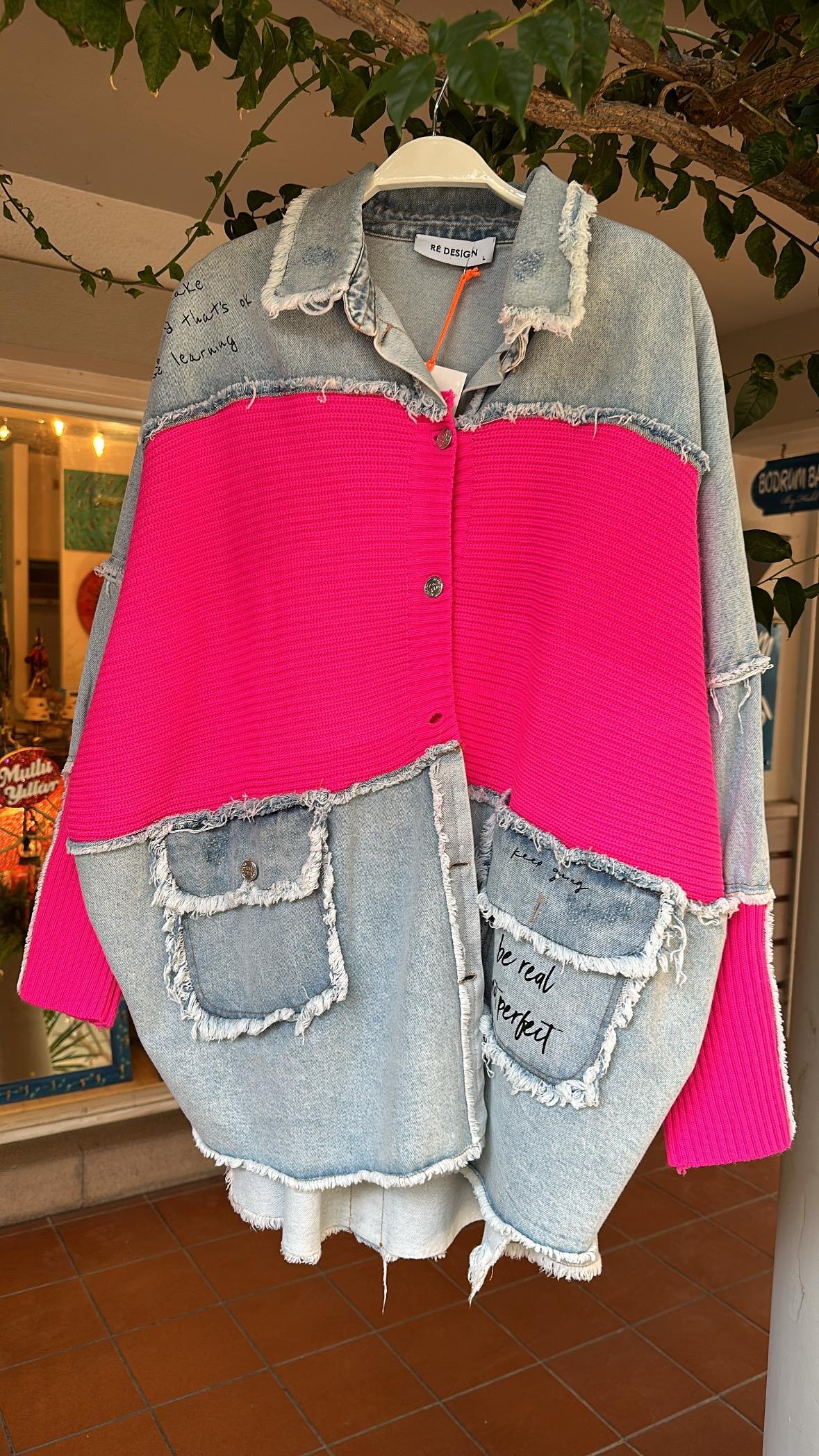 Tasarım Kot Ceket Oversize