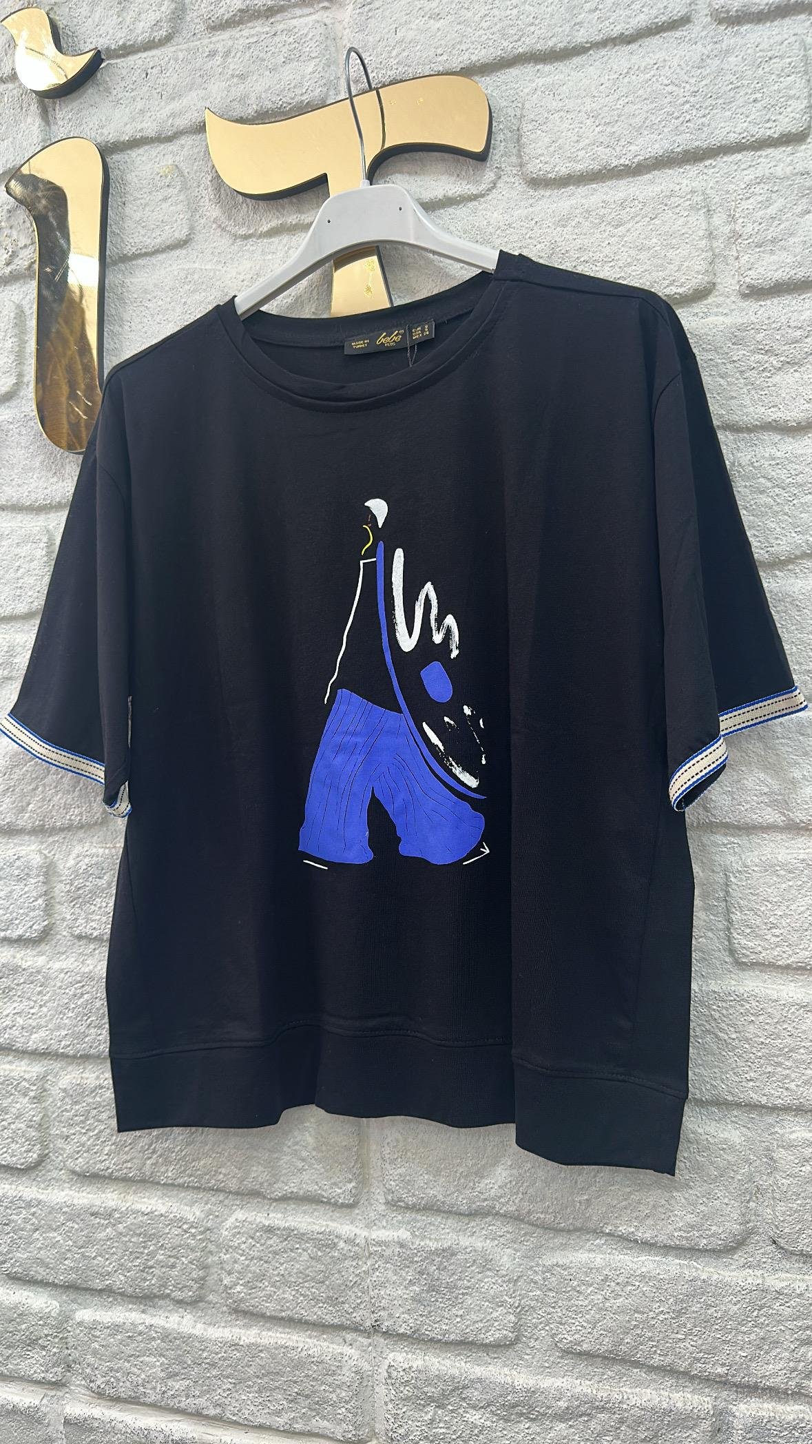 Tshirt Mavi Desen 