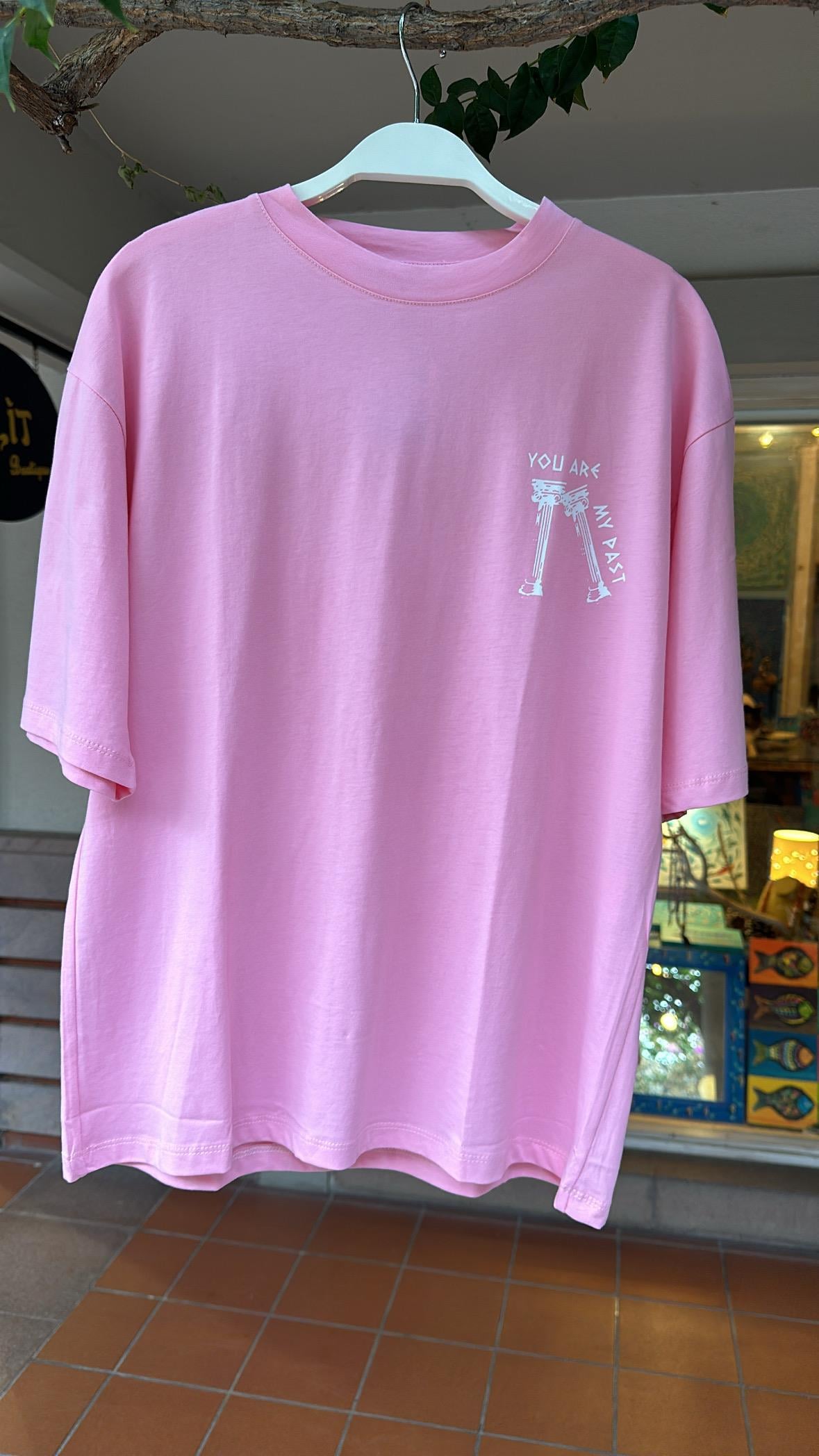 Tshirt Pembe Arka Detay 
