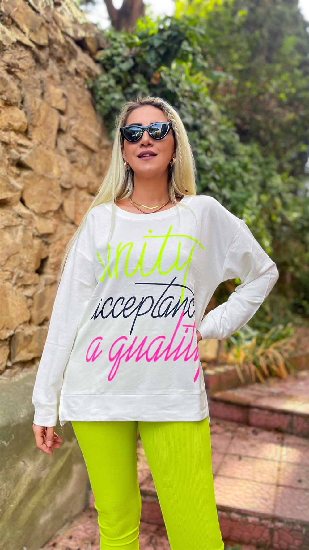 Unity Sweatshirt Beyaz