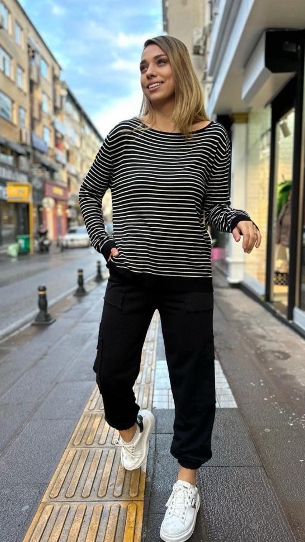 Yumuşacık Triko Çizgili