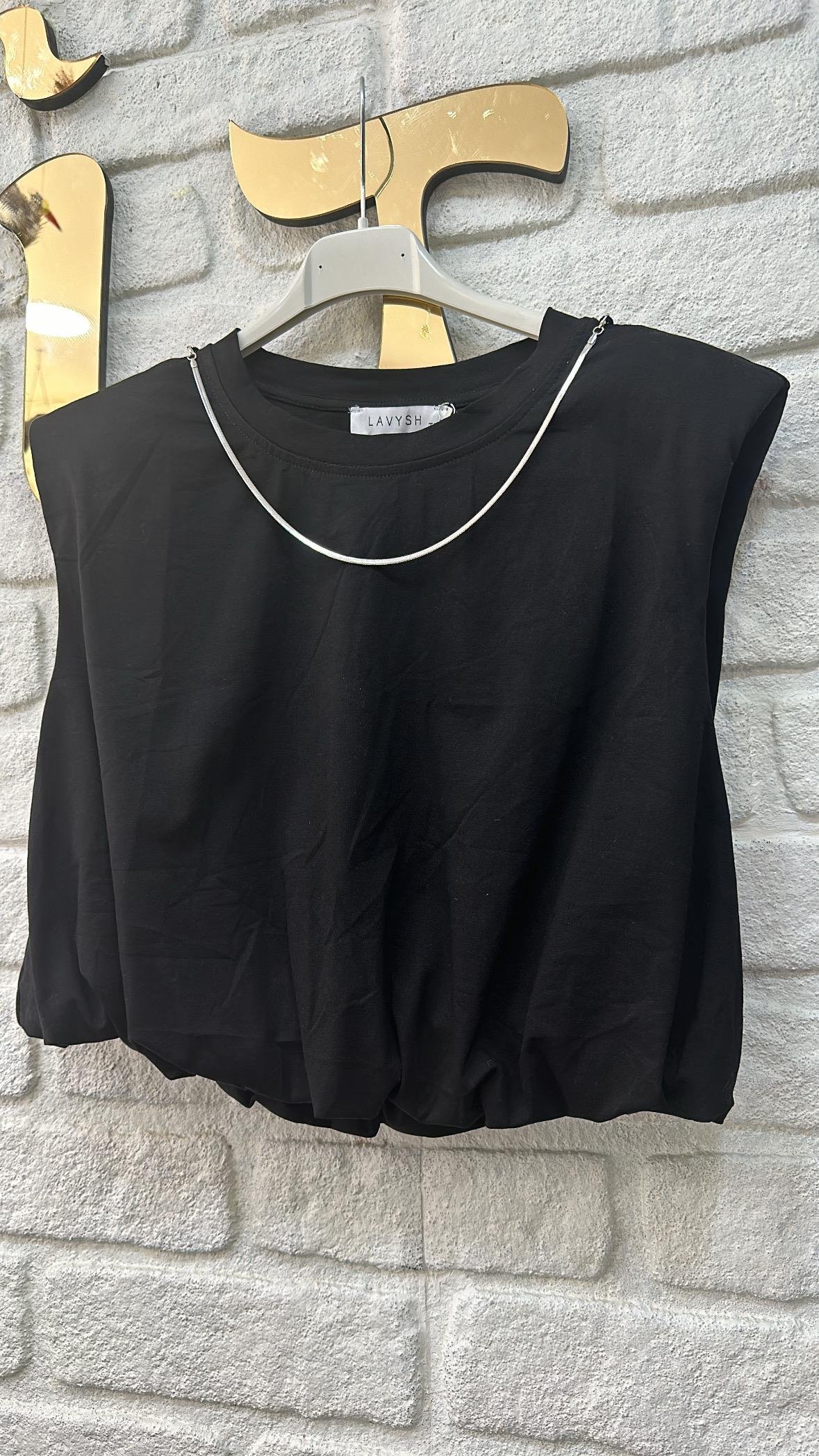 Zincirli Vatkalı Tshirt