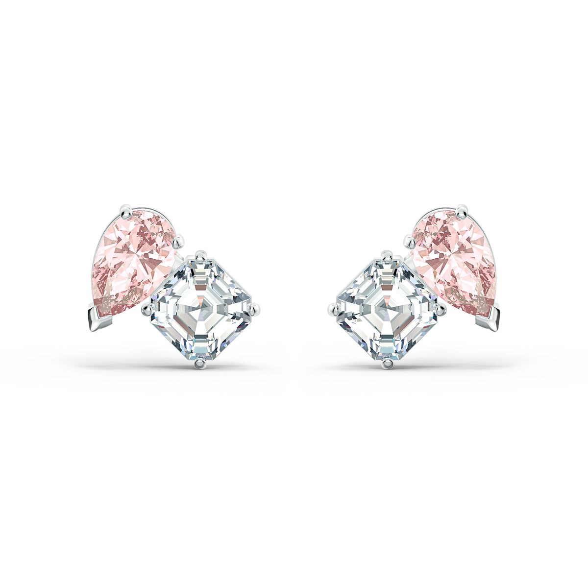 Attract Soul:İğneli Küpe Pembe, Rodyum Kaplama