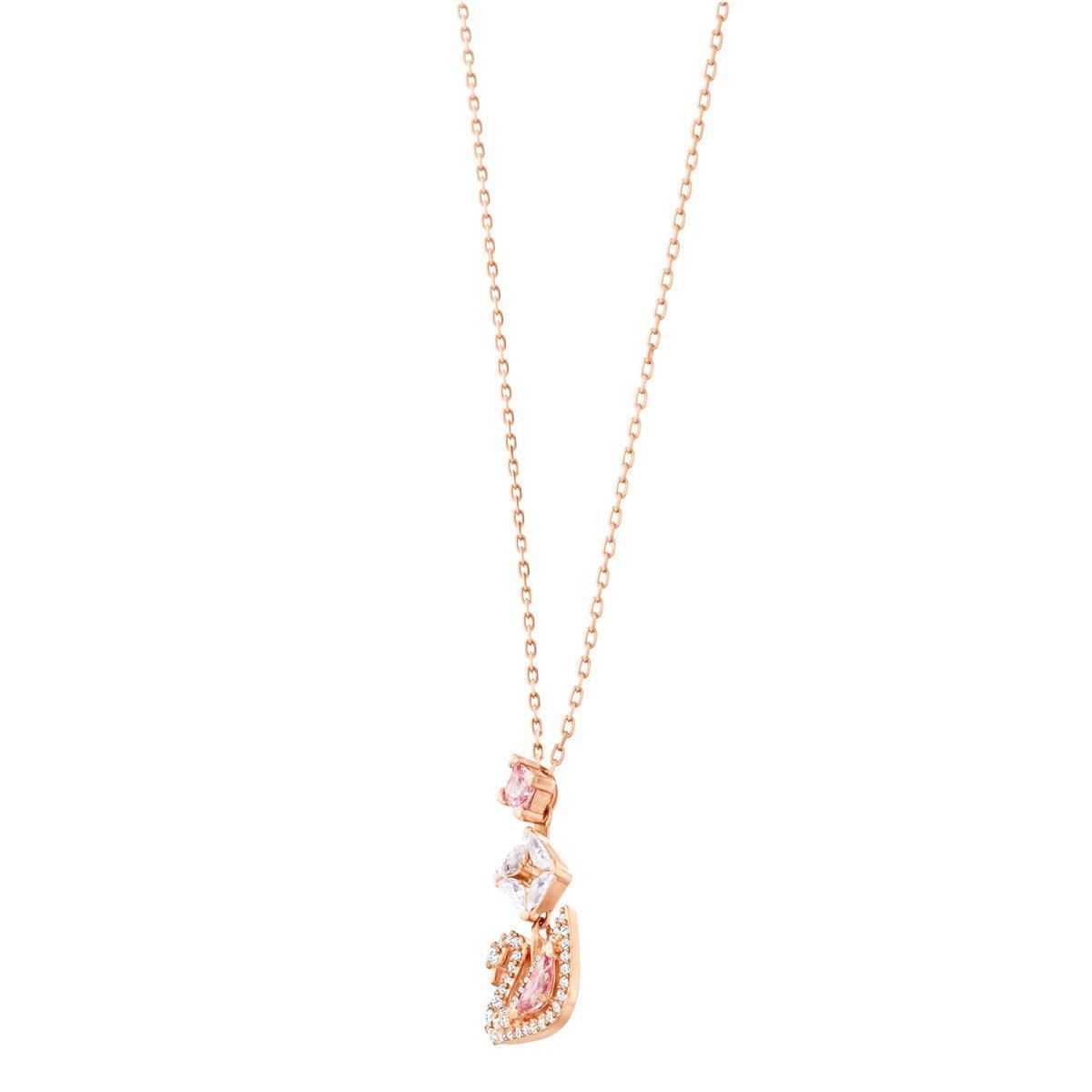 MarkasızDazzling Swan:Kolye, Pembe Altin Kaplama | ÜnçerlerDazzling Swan:Kolye, Pembe Altin Kaplama