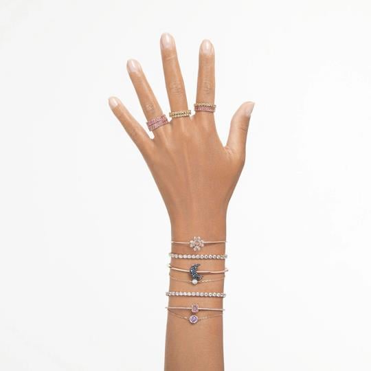 MarkasızIDYLLIA:BRACELET CZ CLOVER SILK/ROS M---